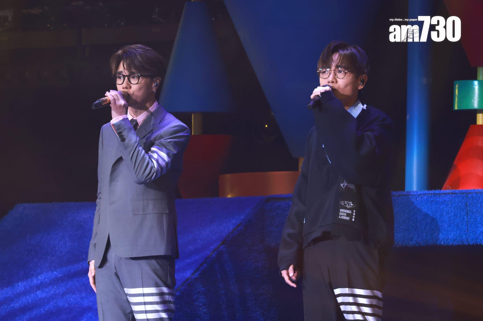 張敬軒X林家謙《The Perfect Match》拉闊音樂會。(林俊源攝)