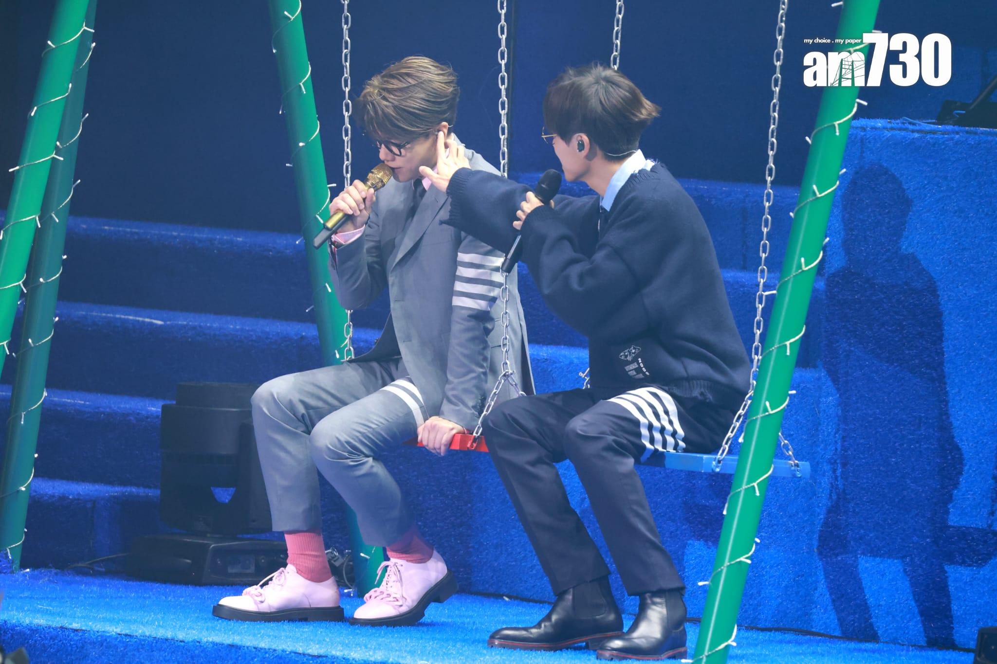 張敬軒X林家謙《The Perfect Match》拉闊音樂會。(林俊源攝)