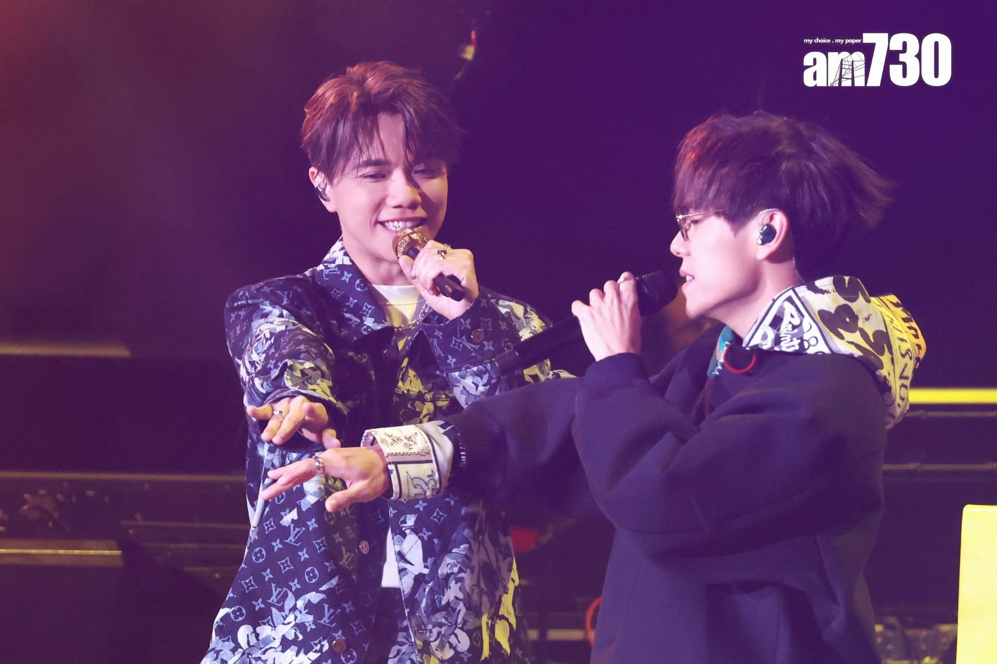 張敬軒X林家謙《The Perfect Match》拉闊音樂會。(林俊源攝)