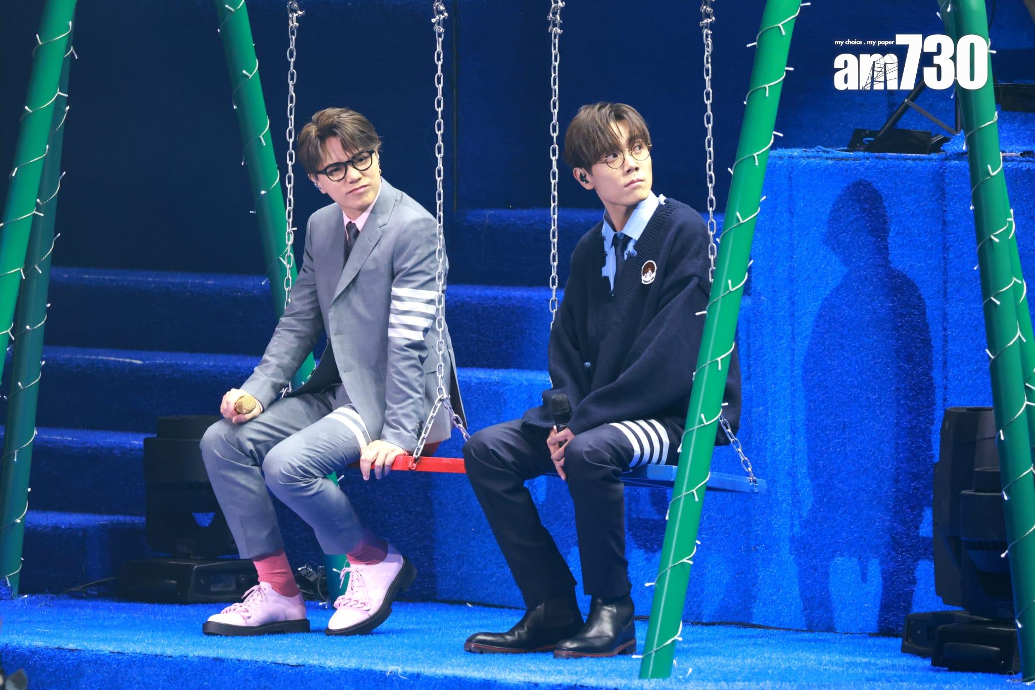 張敬軒X林家謙《The Perfect Match》拉闊音樂會。(林俊源攝)