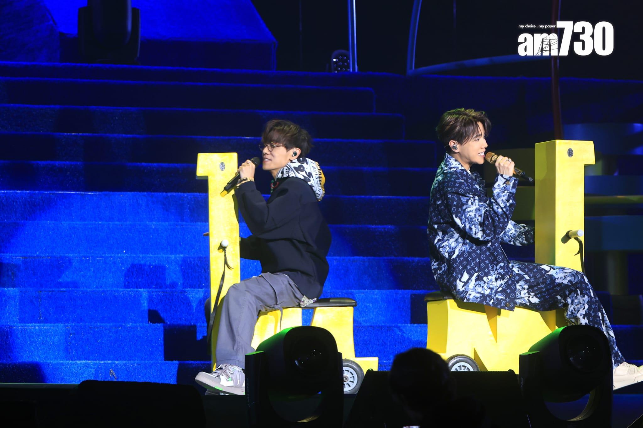 張敬軒X林家謙《The Perfect Match》拉闊音樂會。(林俊源攝)