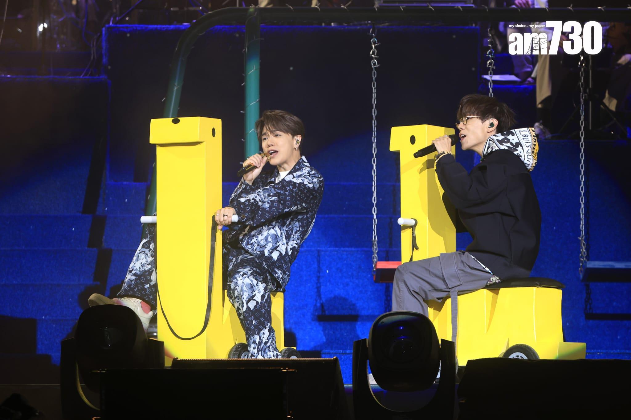 張敬軒X林家謙《The Perfect Match》拉闊音樂會。(林俊源攝)