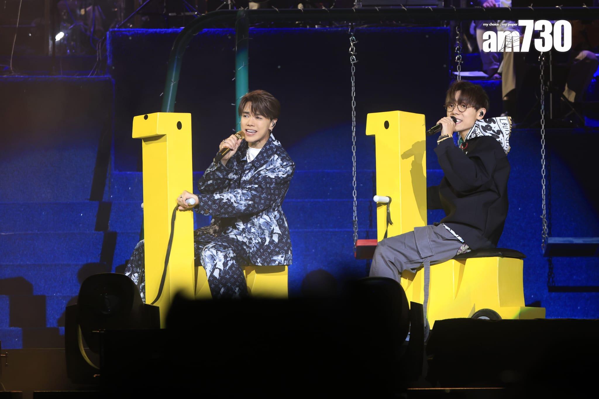 張敬軒X林家謙《The Perfect Match》拉闊音樂會。(林俊源攝)