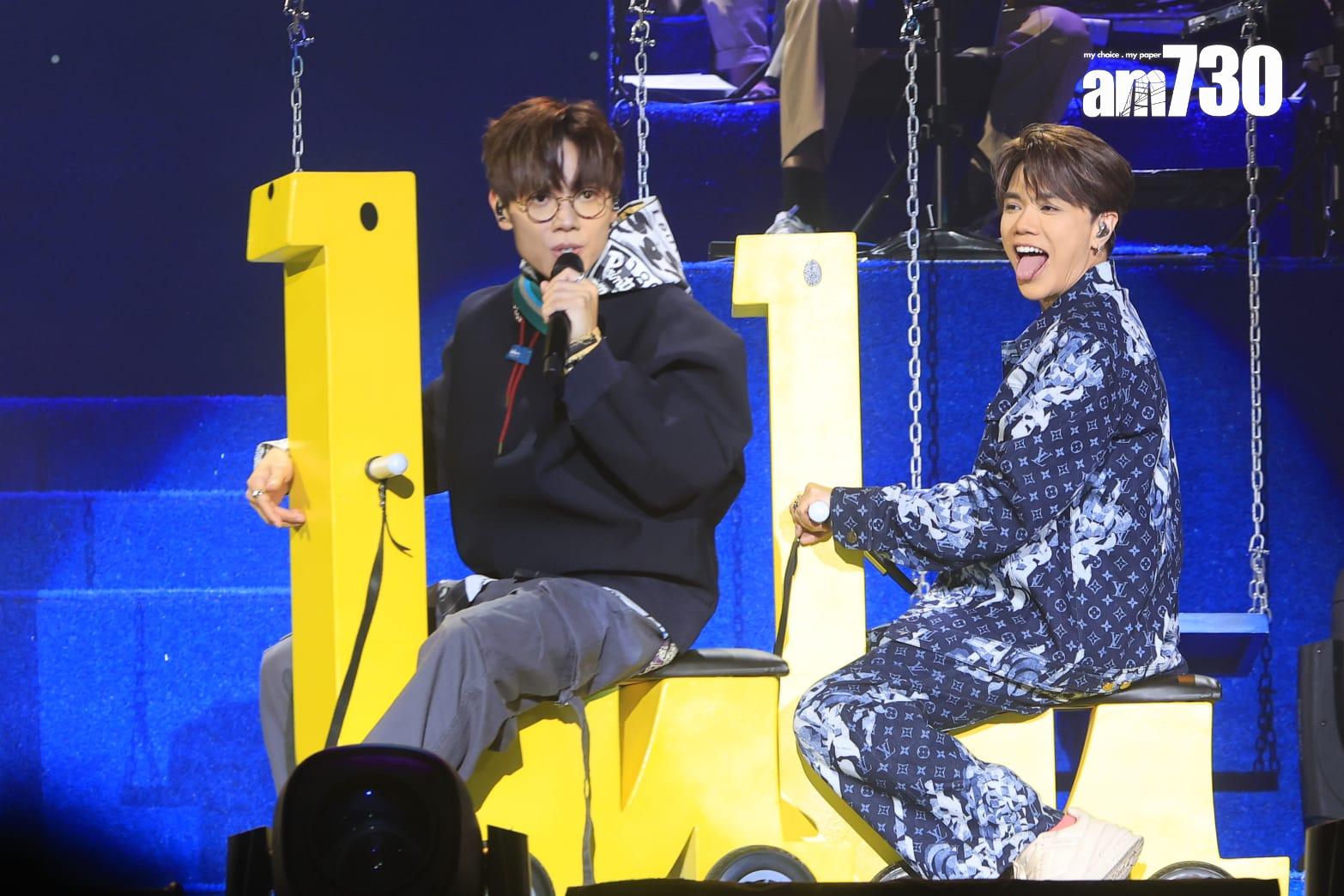 張敬軒X林家謙《The Perfect Match》拉闊音樂會。(林俊源攝)