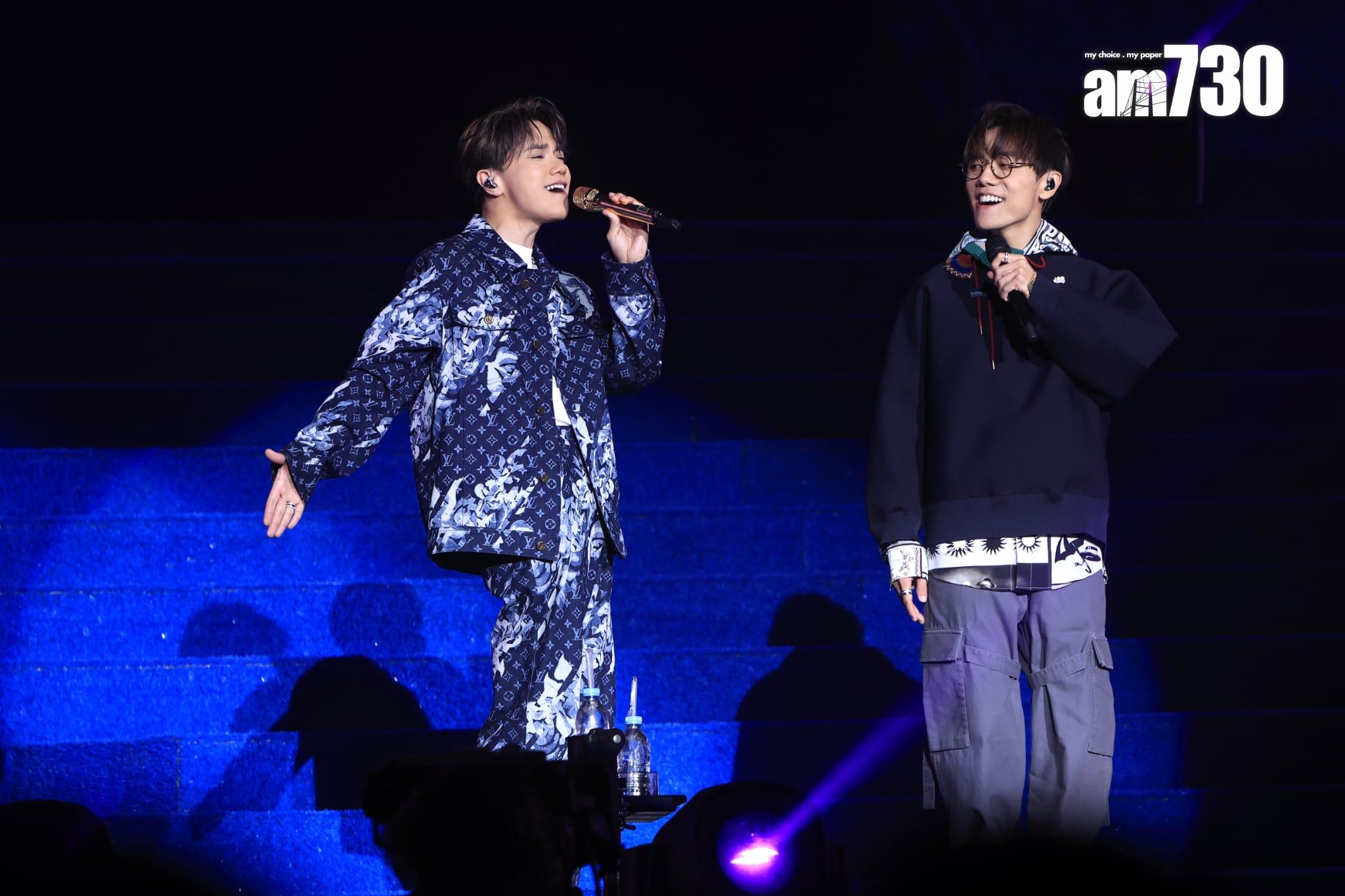 張敬軒X林家謙《The Perfect Match》拉闊音樂會。(林俊源攝)