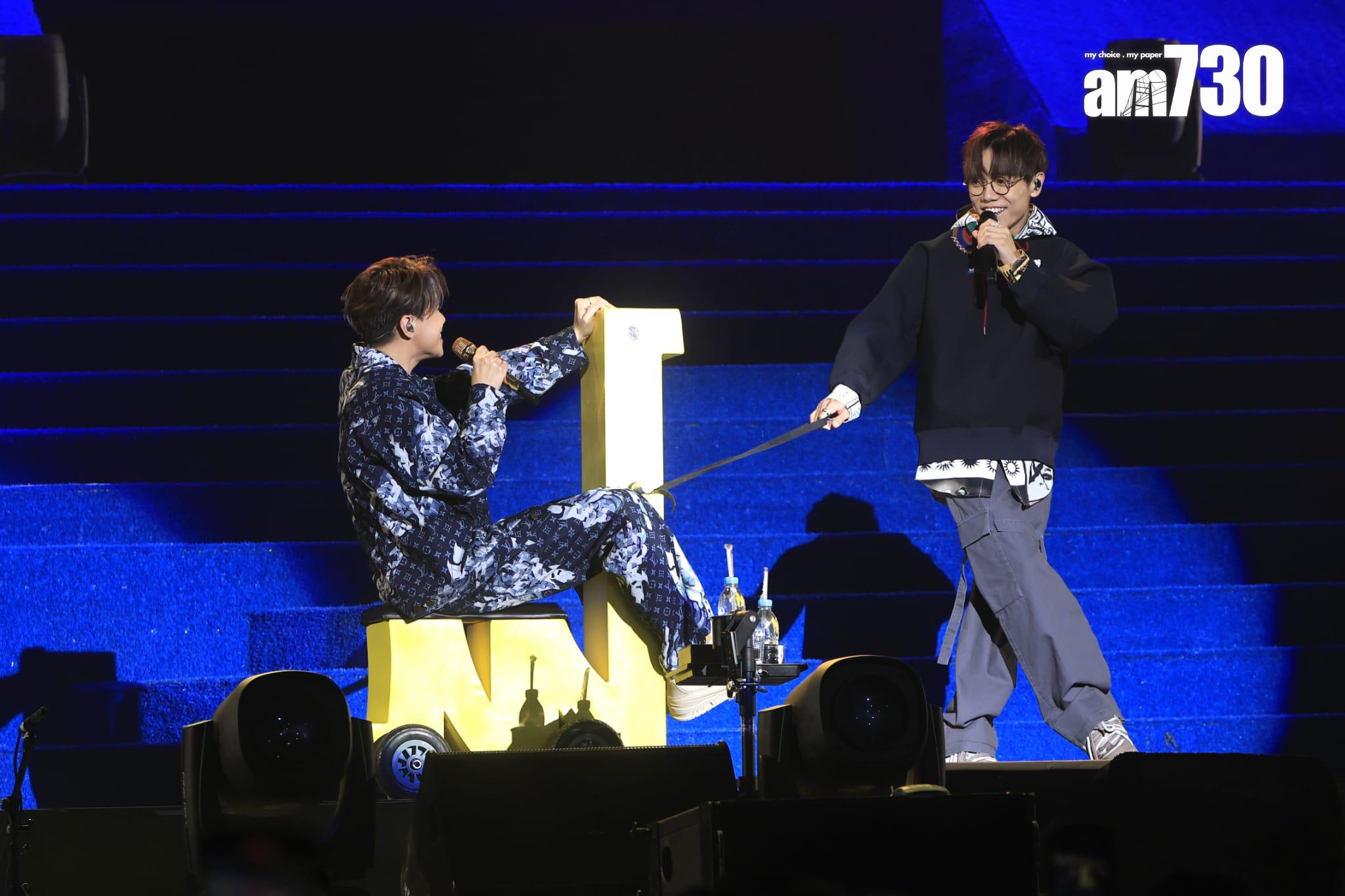 張敬軒X林家謙《The Perfect Match》拉闊音樂會。(林俊源攝)