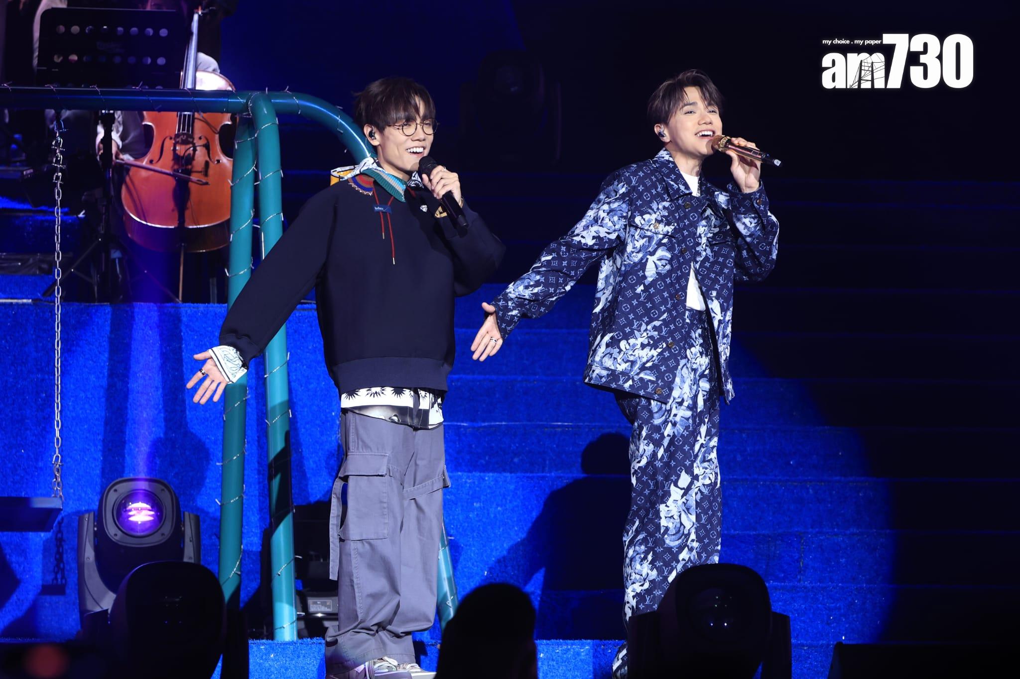 張敬軒X林家謙《The Perfect Match》拉闊音樂會。(林俊源攝)