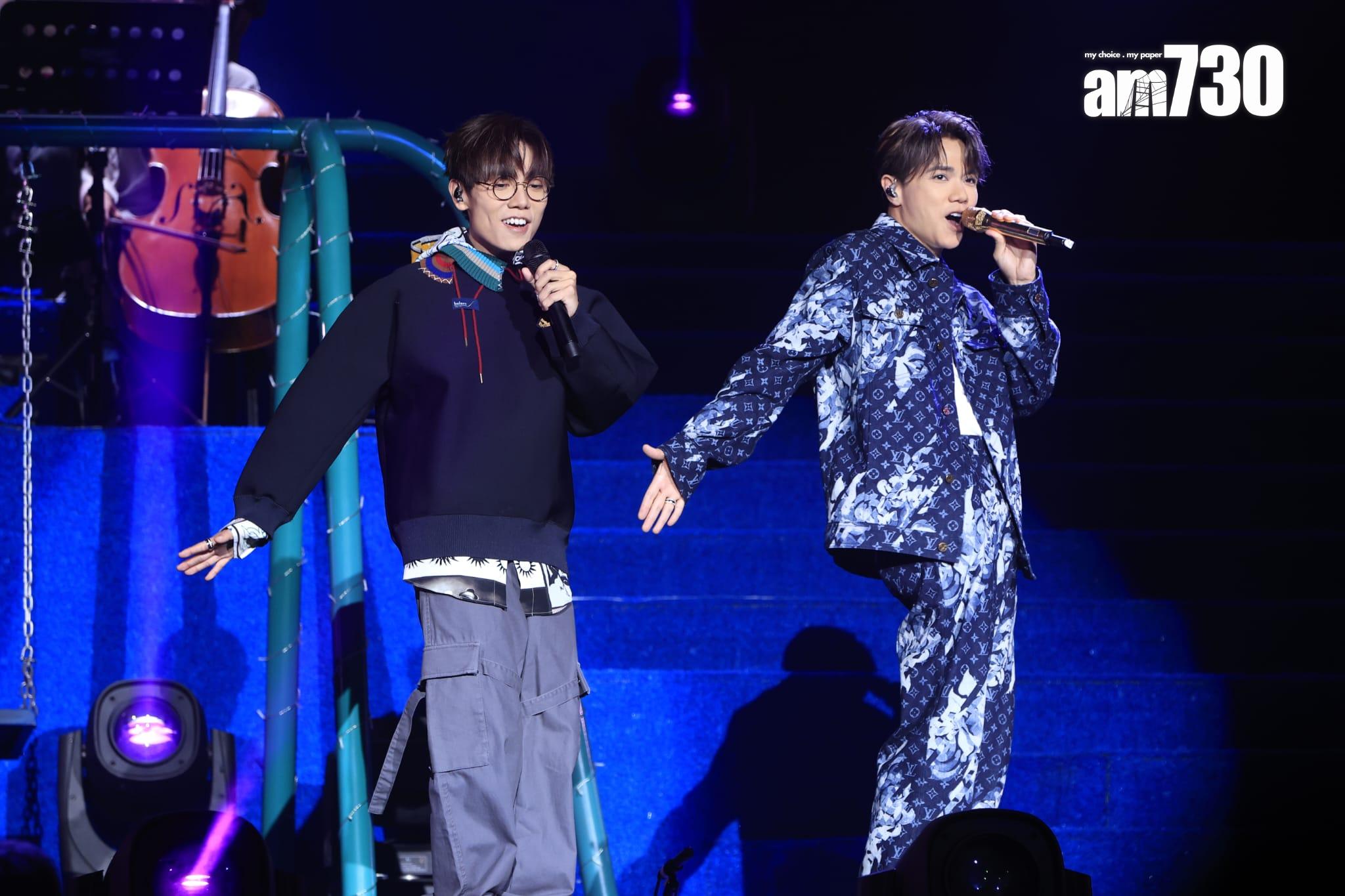 張敬軒X林家謙《The Perfect Match》拉闊音樂會。(林俊源攝)