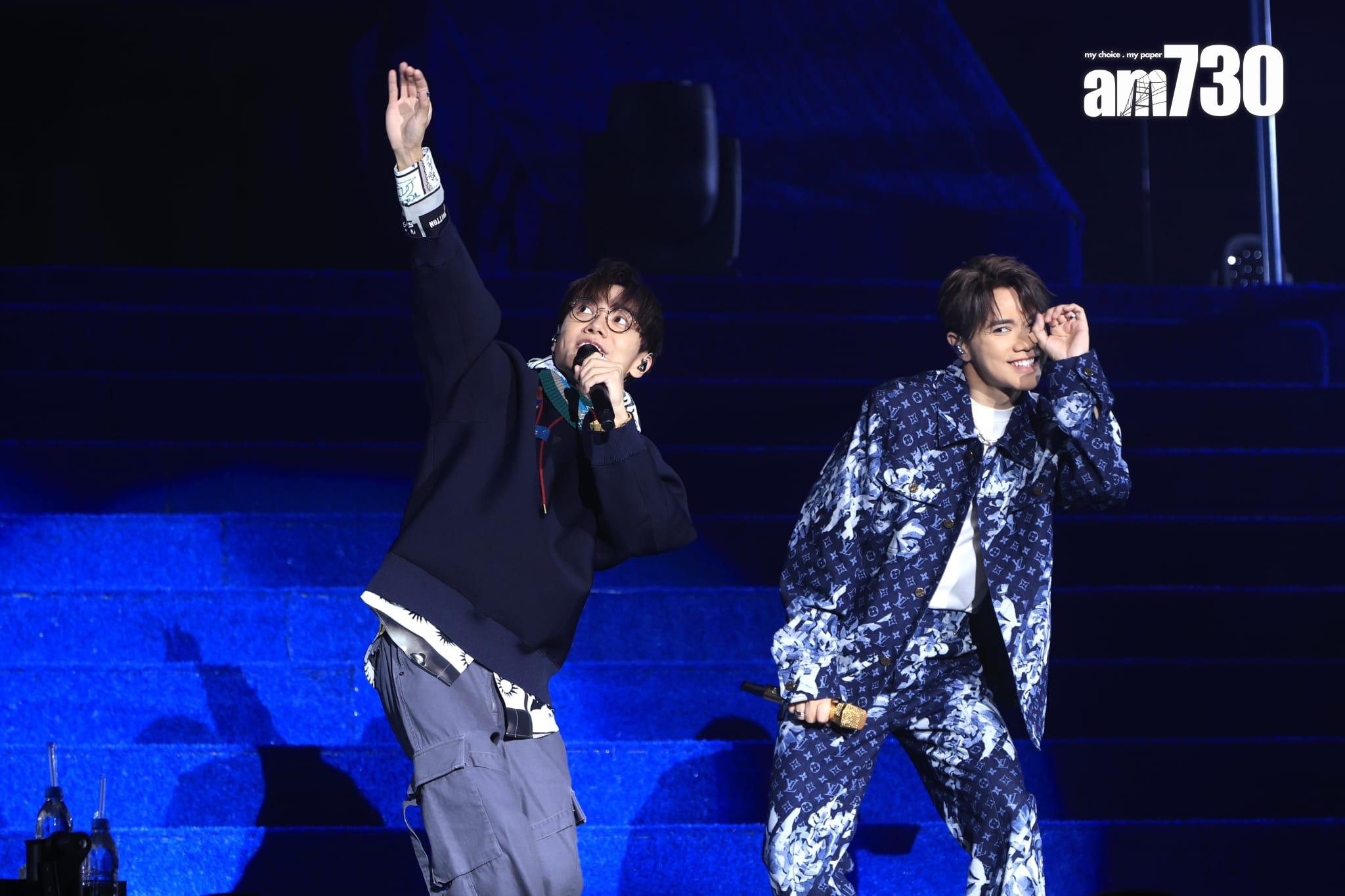 張敬軒X林家謙《The Perfect Match》拉闊音樂會。(林俊源攝)