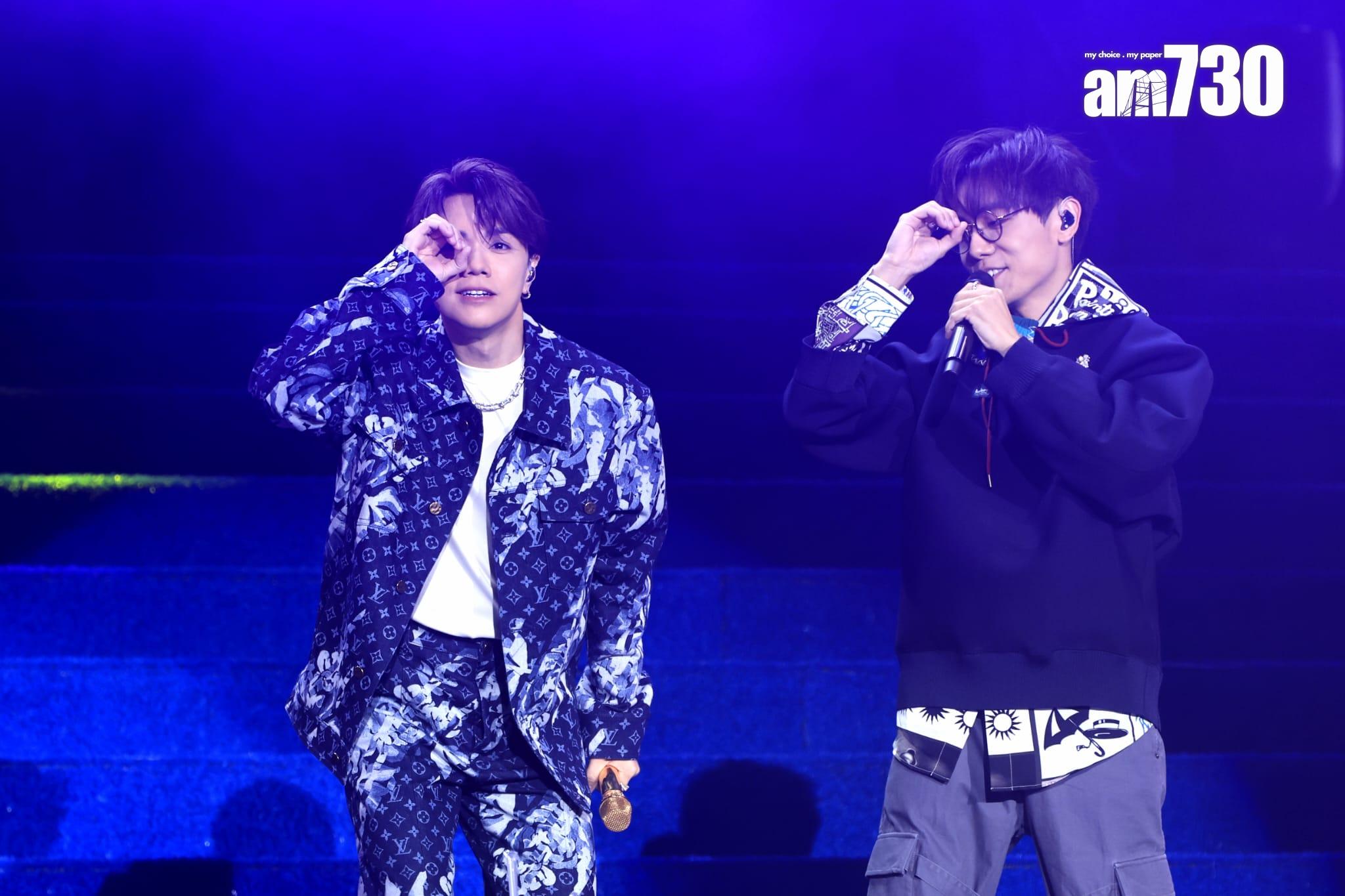 張敬軒X林家謙《The Perfect Match》拉闊音樂會。(林俊源攝)