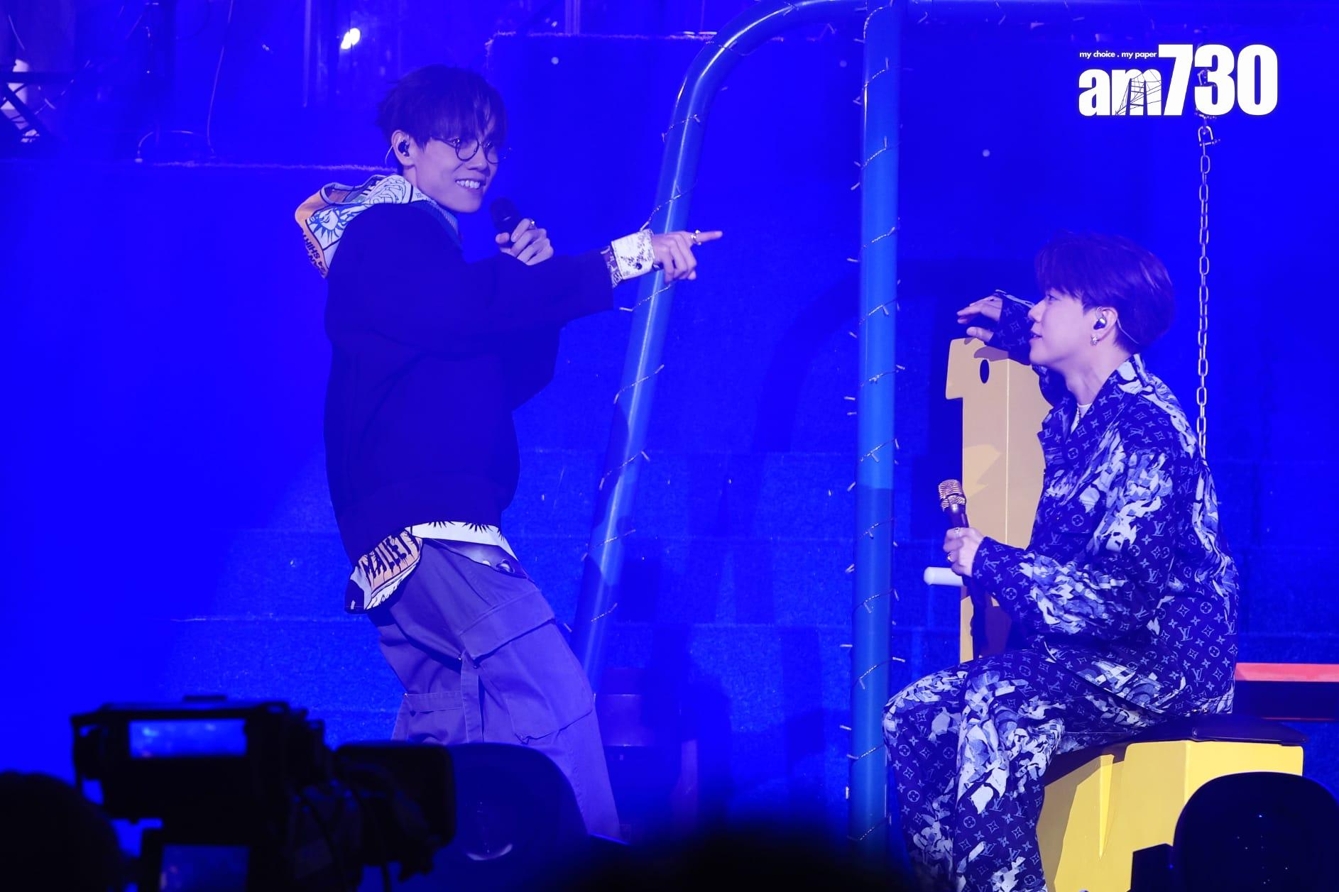 張敬軒X林家謙《The Perfect Match》拉闊音樂會。(林俊源攝)