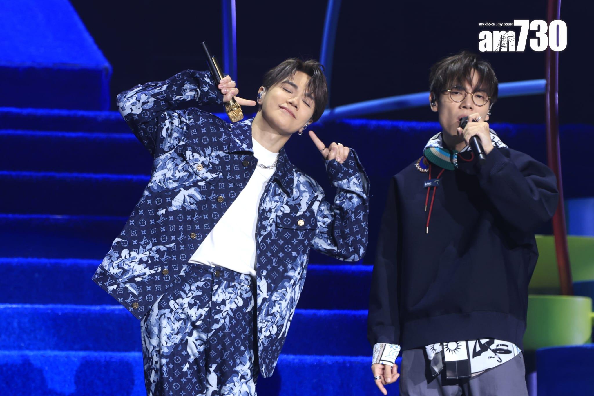 張敬軒X林家謙《The Perfect Match》拉闊音樂會。(林俊源攝)