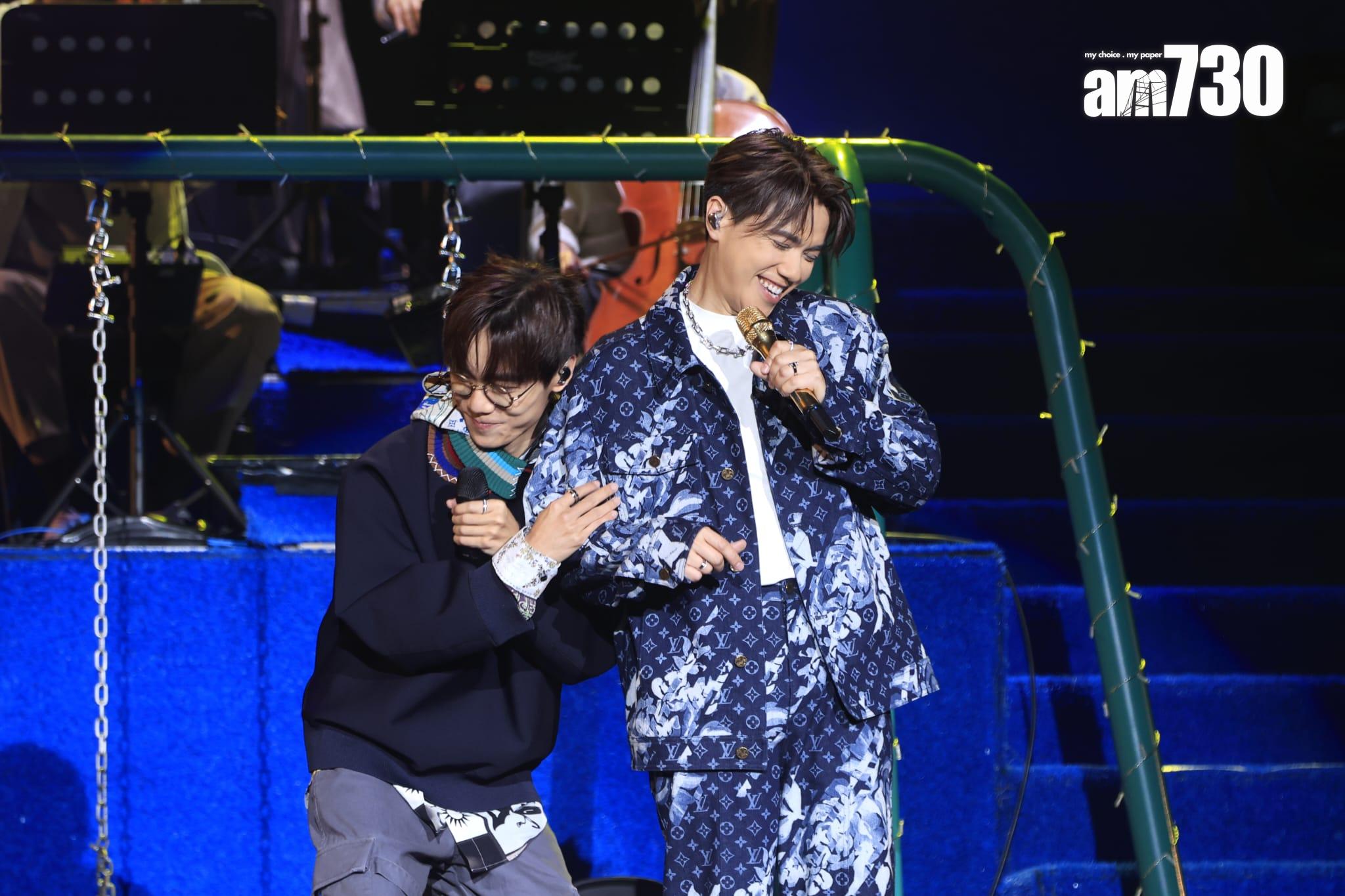 張敬軒X林家謙《The Perfect Match》拉闊音樂會。(林俊源攝)