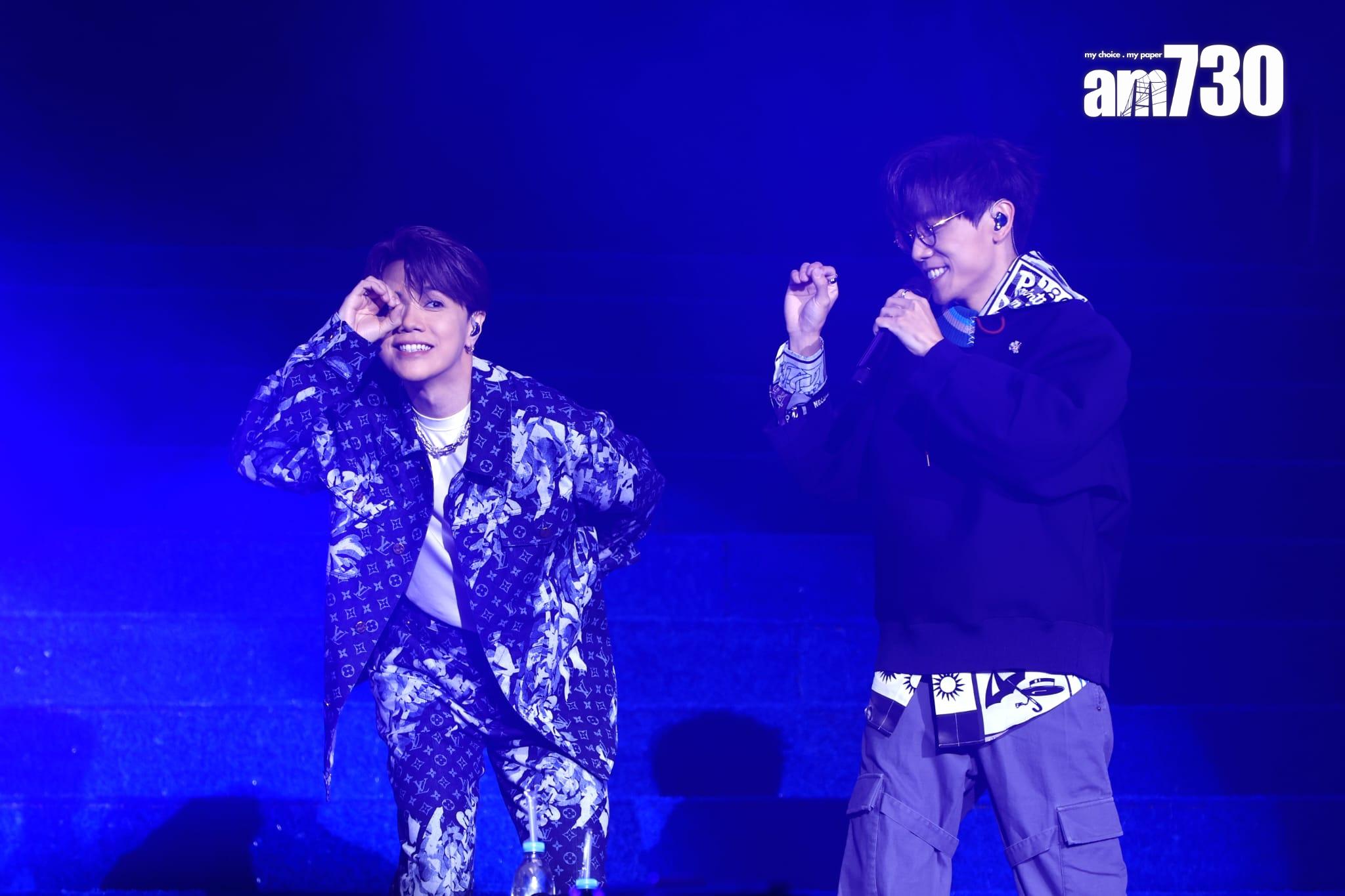 張敬軒X林家謙《The Perfect Match》拉闊音樂會。(林俊源攝)