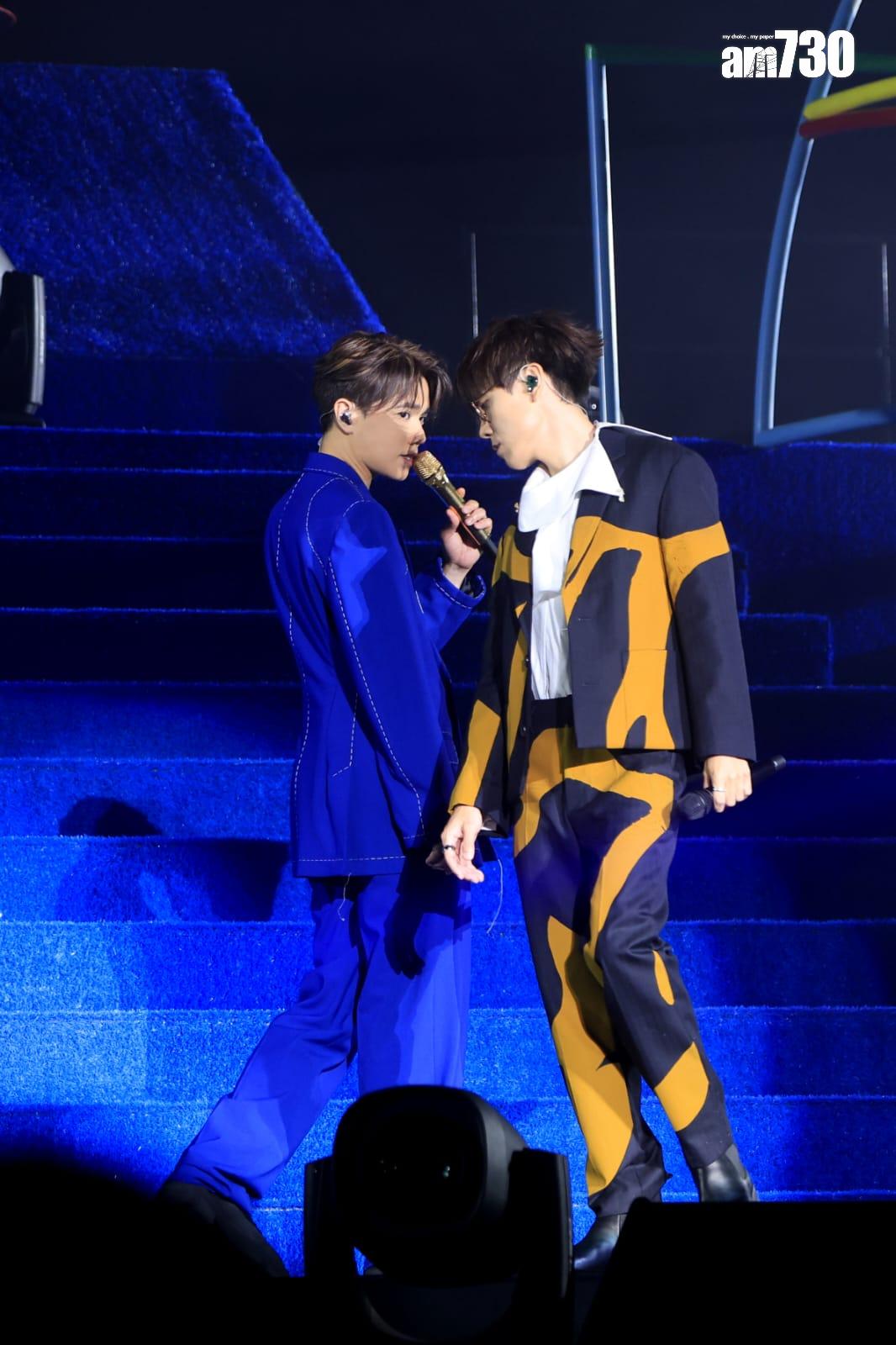 張敬軒X林家謙《The Perfect Match》拉闊音樂會。(林俊源攝)