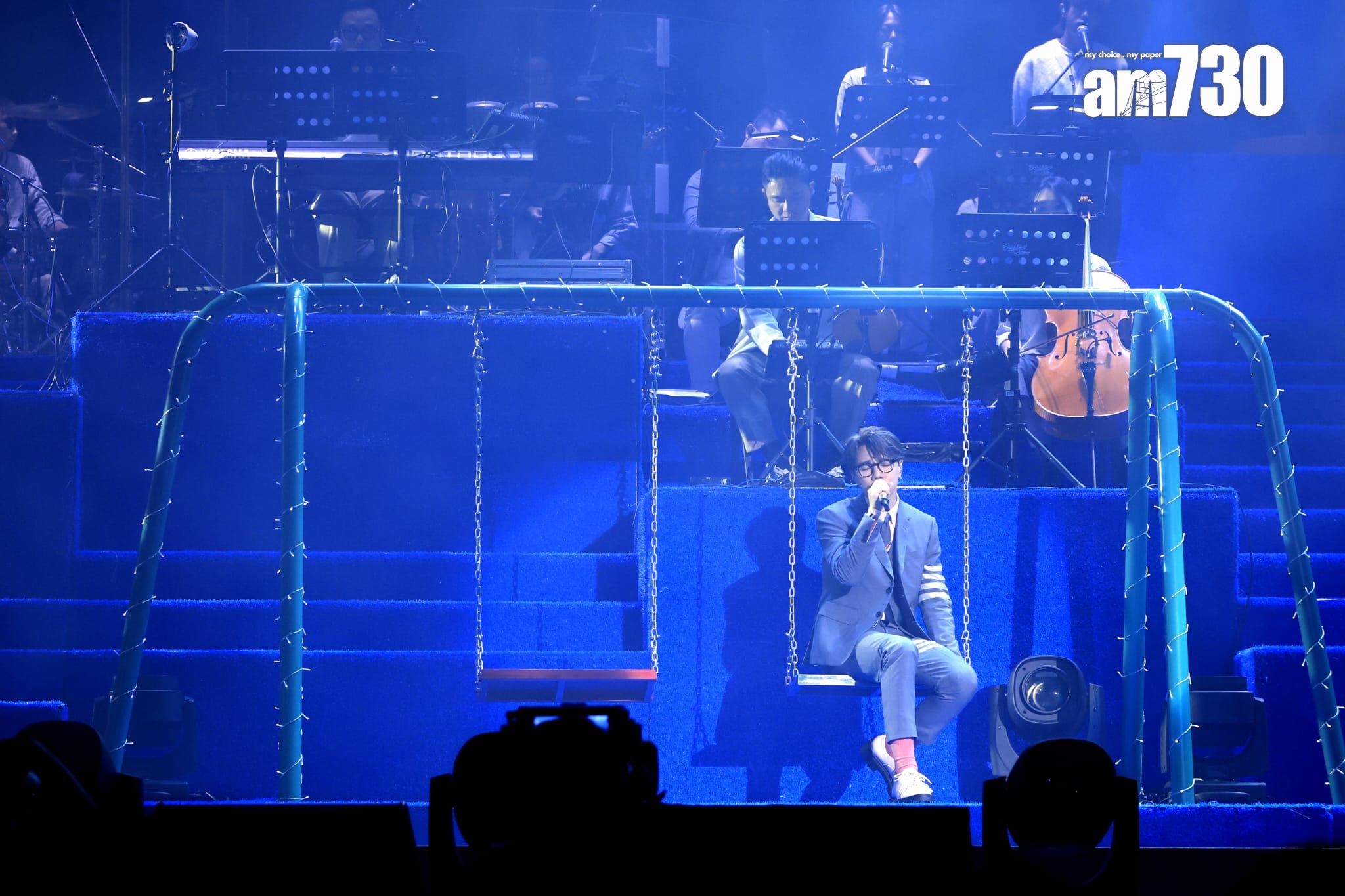 張敬軒X林家謙《The Perfect Match》拉闊音樂會。(林俊源攝)