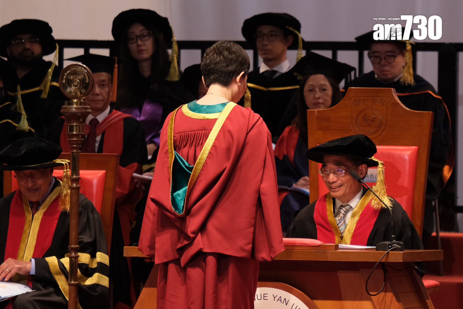 張竹君獲樹仁頒榮譽博士 盼社會探討疫後心理精神健康支援