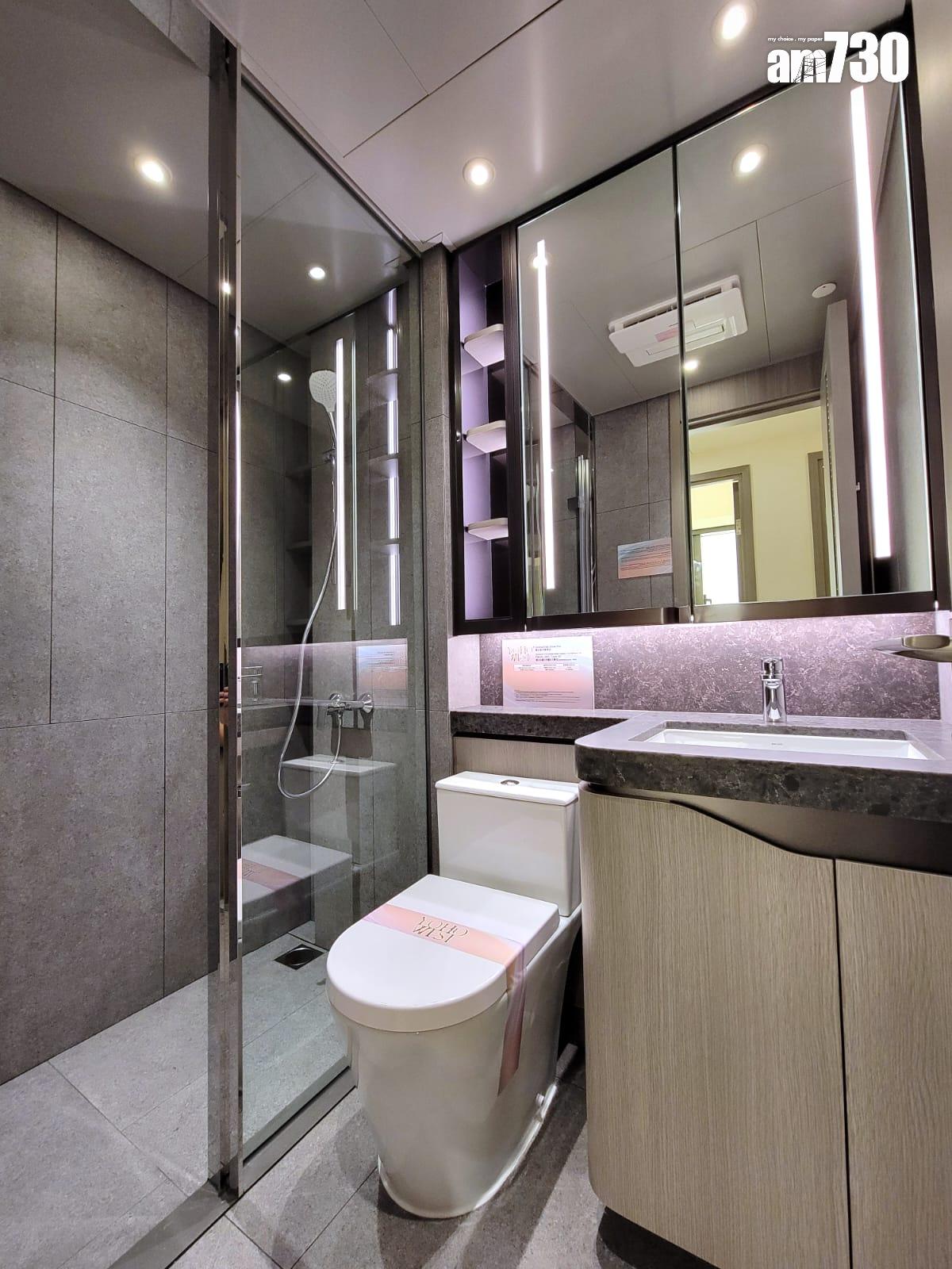 YOHO WEST示範單位|三房696方呎連裝修及交樓標準有得睇 梗廚設計|多圖有片