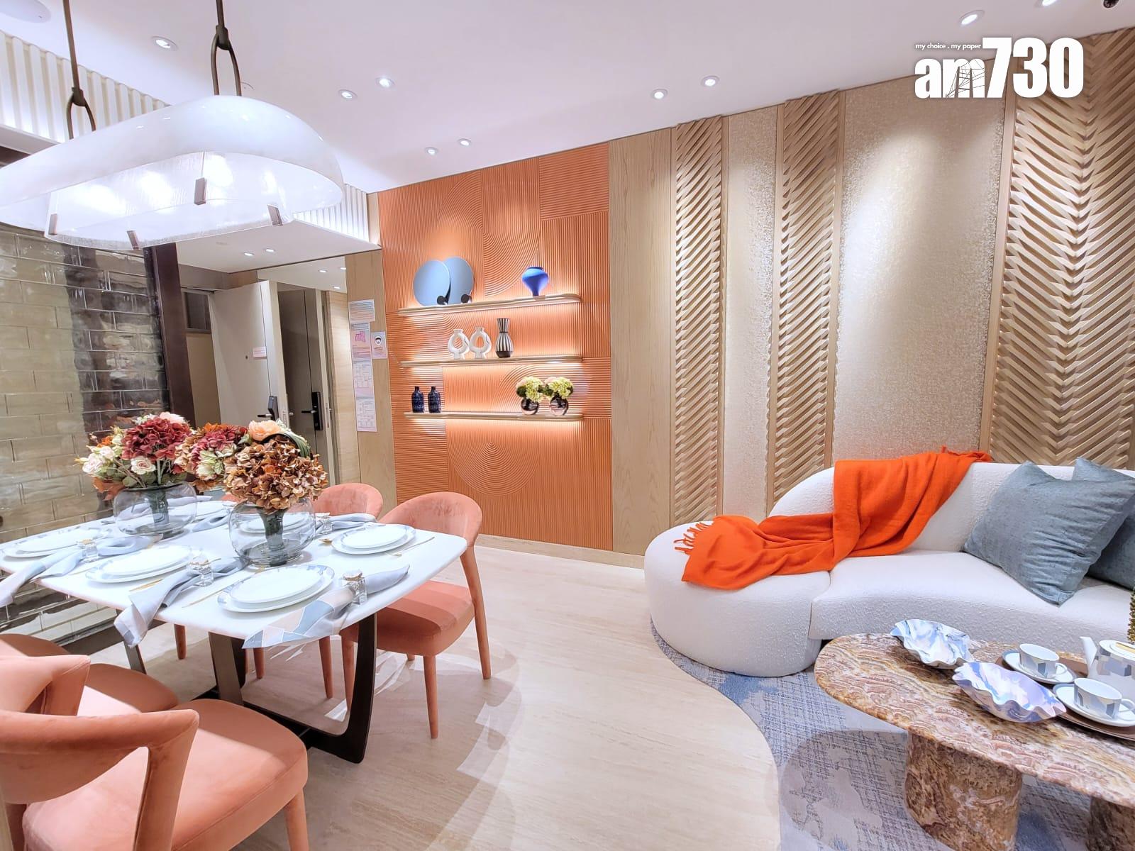 YOHO WEST示範單位|三房696方呎連裝修及交樓標準有得睇 梗廚設計|多圖有片