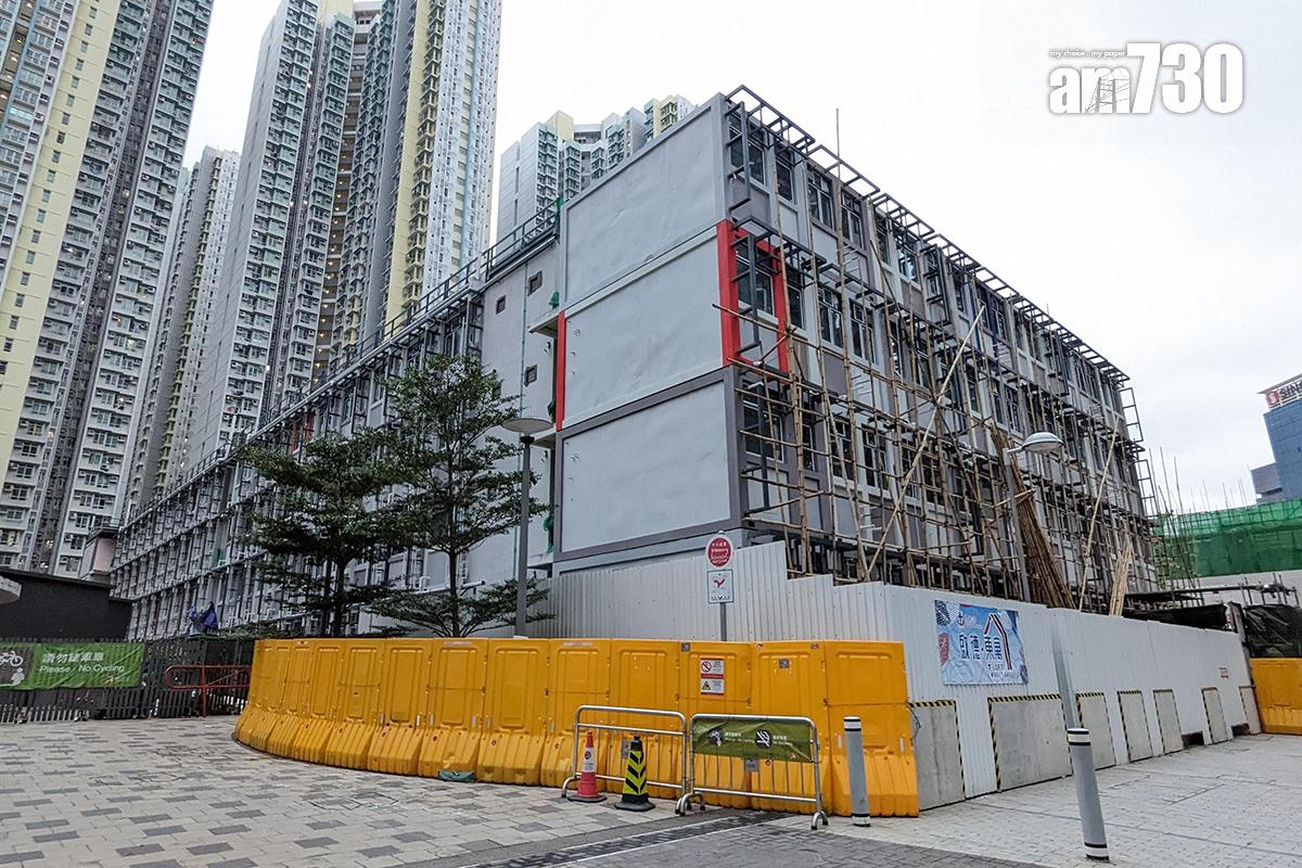 由非政府機構營運的過渡性房屋項目啟德・東寓。(《am730》記者攝)