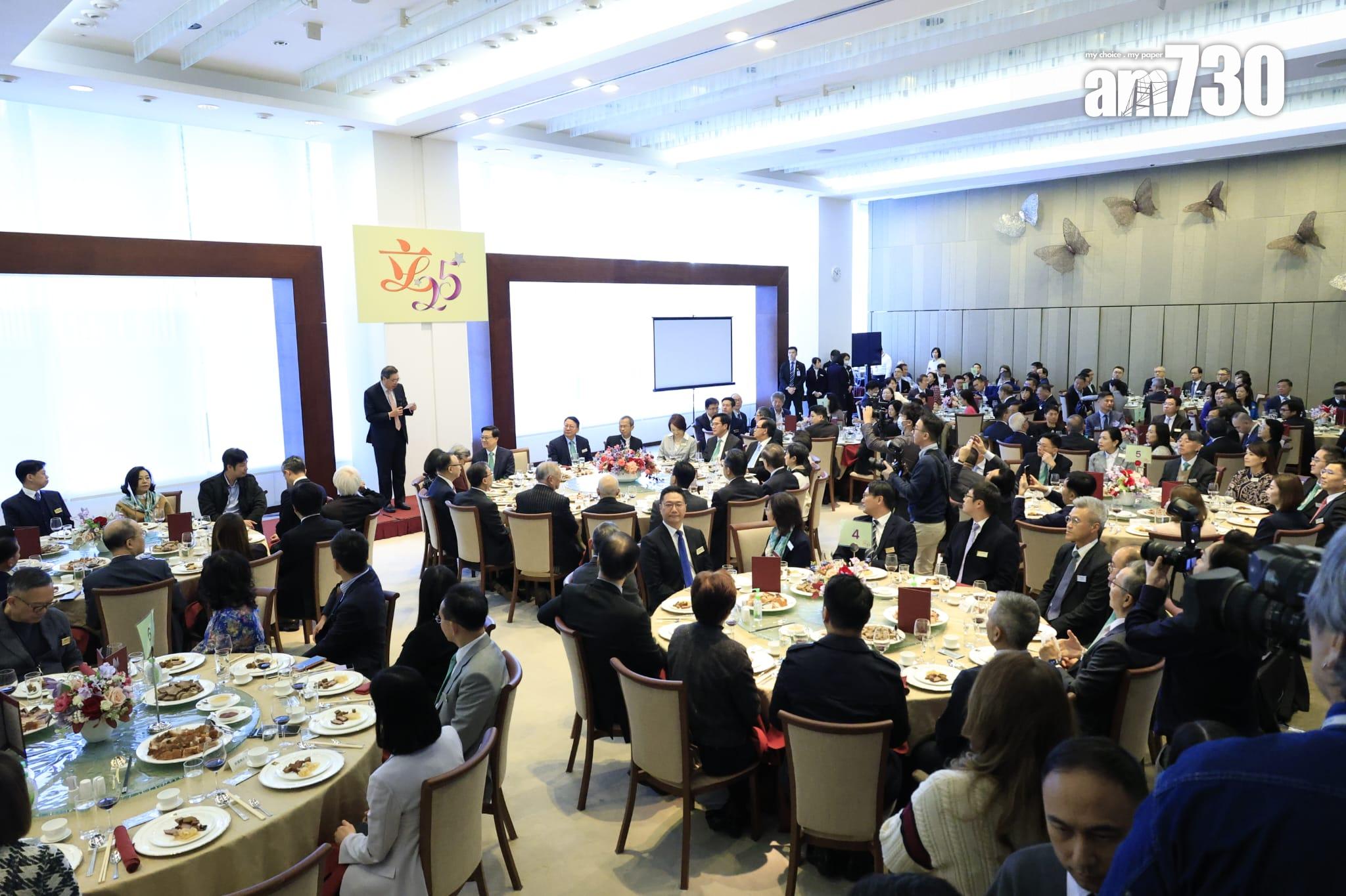 立法會舉行慶祝25周年午宴(林俊源攝)