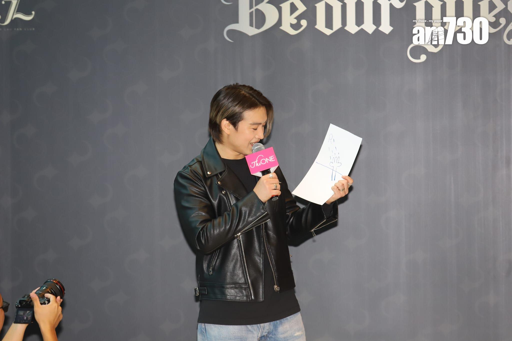 Jer柳應廷今日親自現身活動開幕禮。 (羅錦鴻攝)