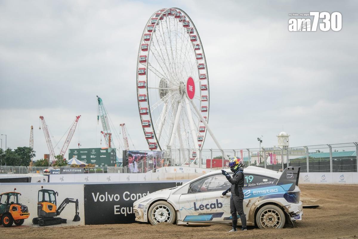 FIA越野車錦標賽設有沙地賽道。(李睿哲攝)