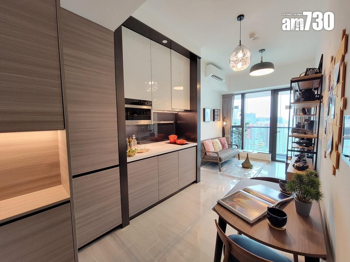 Bal Residence示範單位|338及345呎連裝修一房有得睇!客飯廳設計有心思(多圖)|觀塘新盤