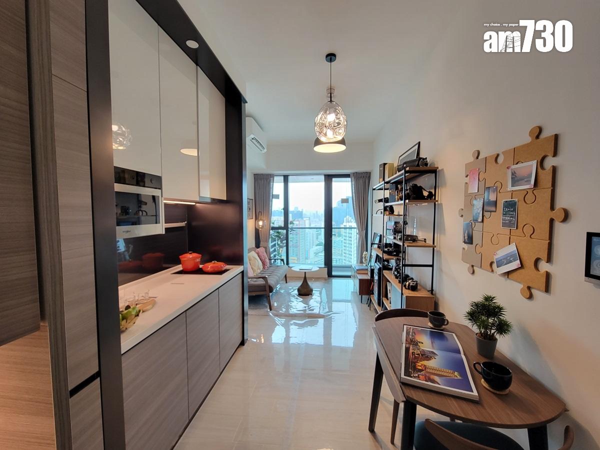 Bal Residence示範單位|338及345呎連裝修一房有得睇!客飯廳設計有心思(多圖)|觀塘新盤