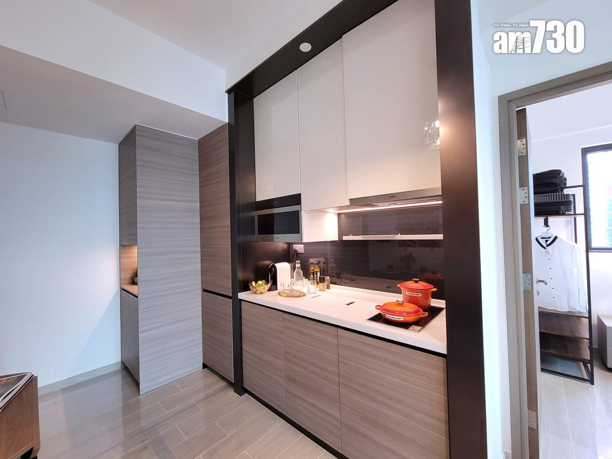 Bal Residence示範單位|338及345呎連裝修一房有得睇!客飯廳設計有心思(多圖)|觀塘新盤