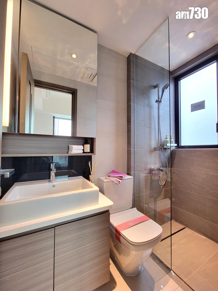 Bal Residence示範單位|338及345呎連裝修一房有得睇!客飯廳設計有心思(多圖)|觀塘新盤