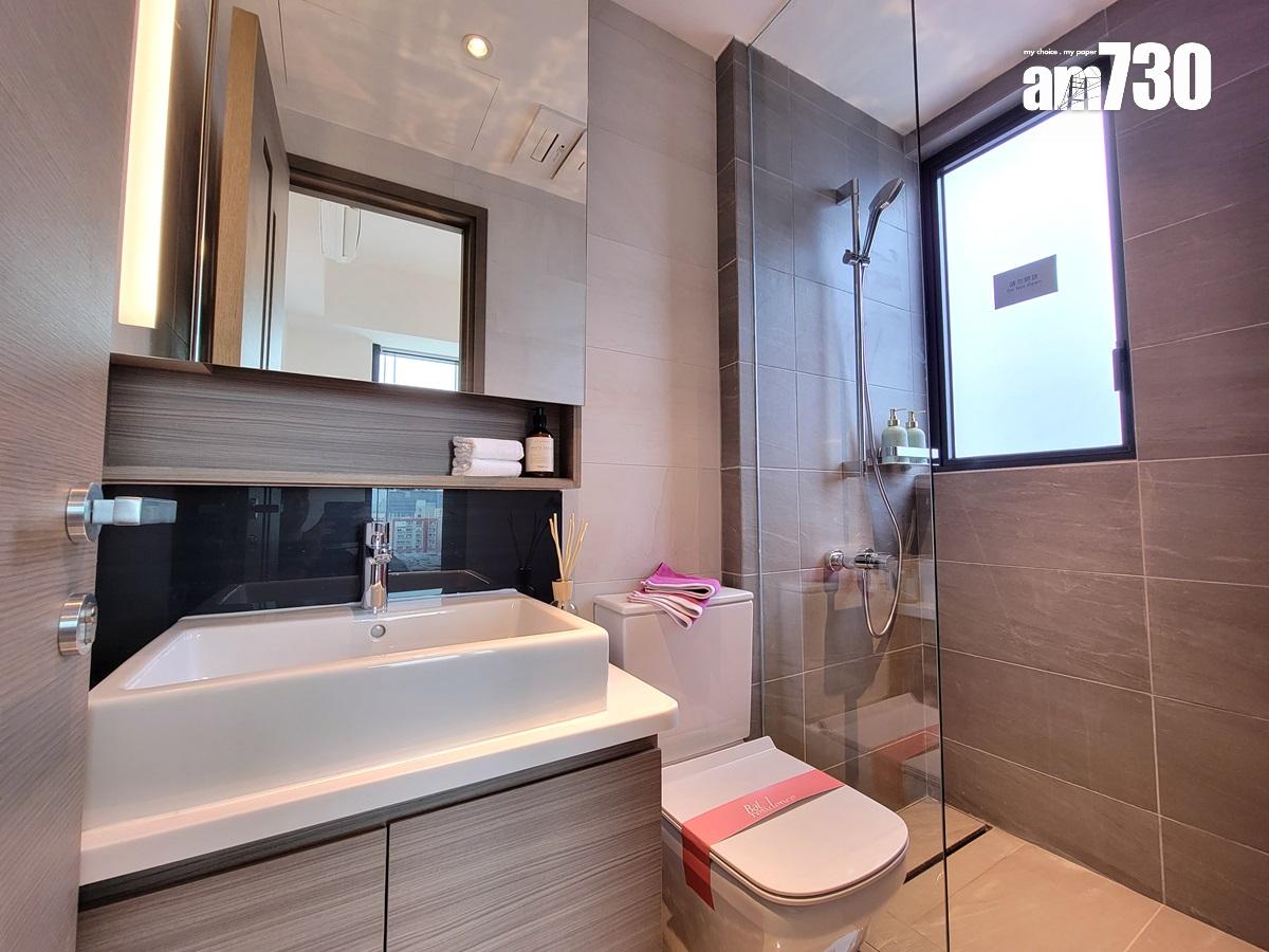 Bal Residence示範單位|338及345呎連裝修一房有得睇!客飯廳設計有心思(多圖)|觀塘新盤