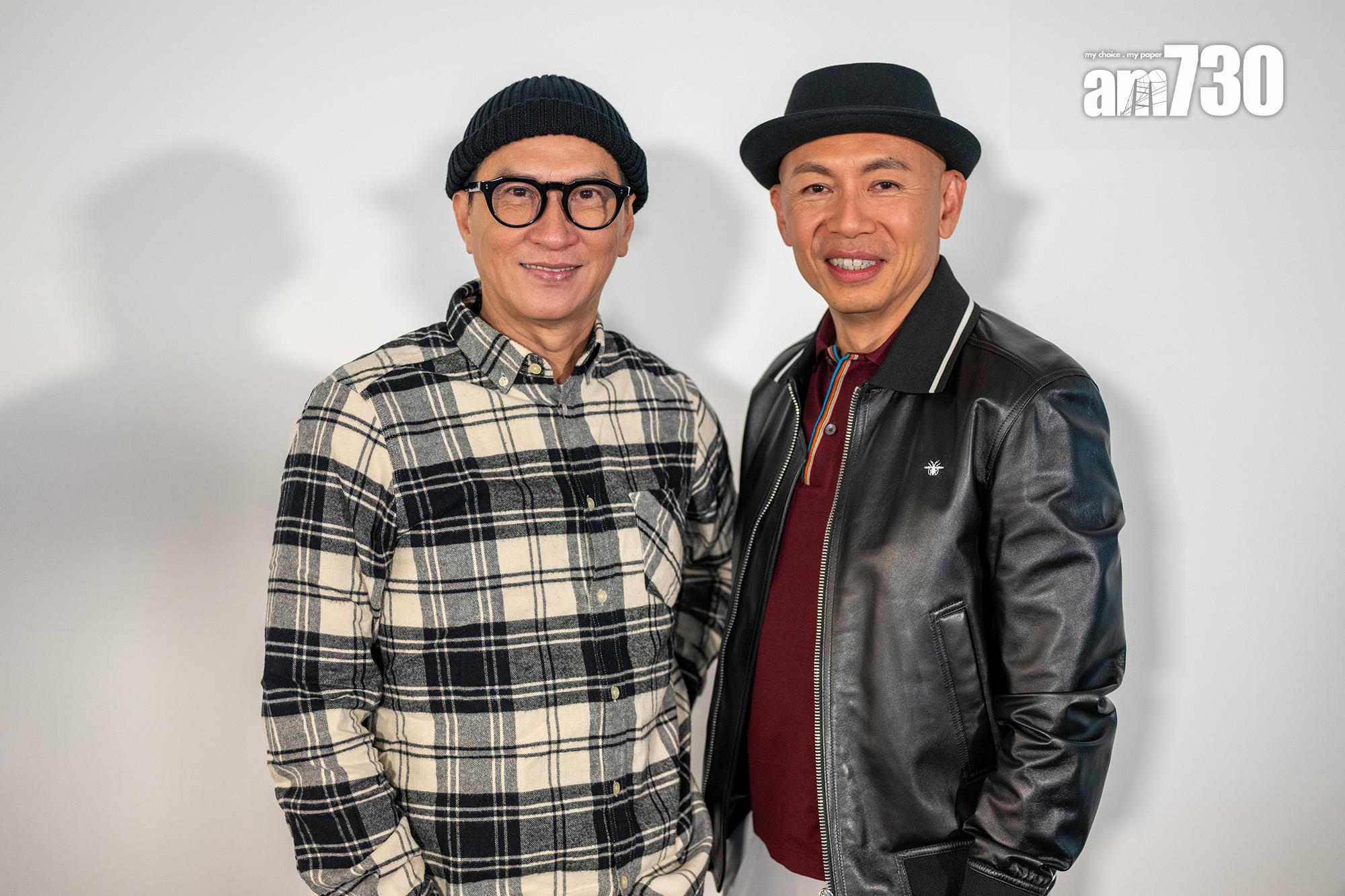 張家輝與林超賢相隔9年在《爆裂點》再度合作。(陳奕釗攝)