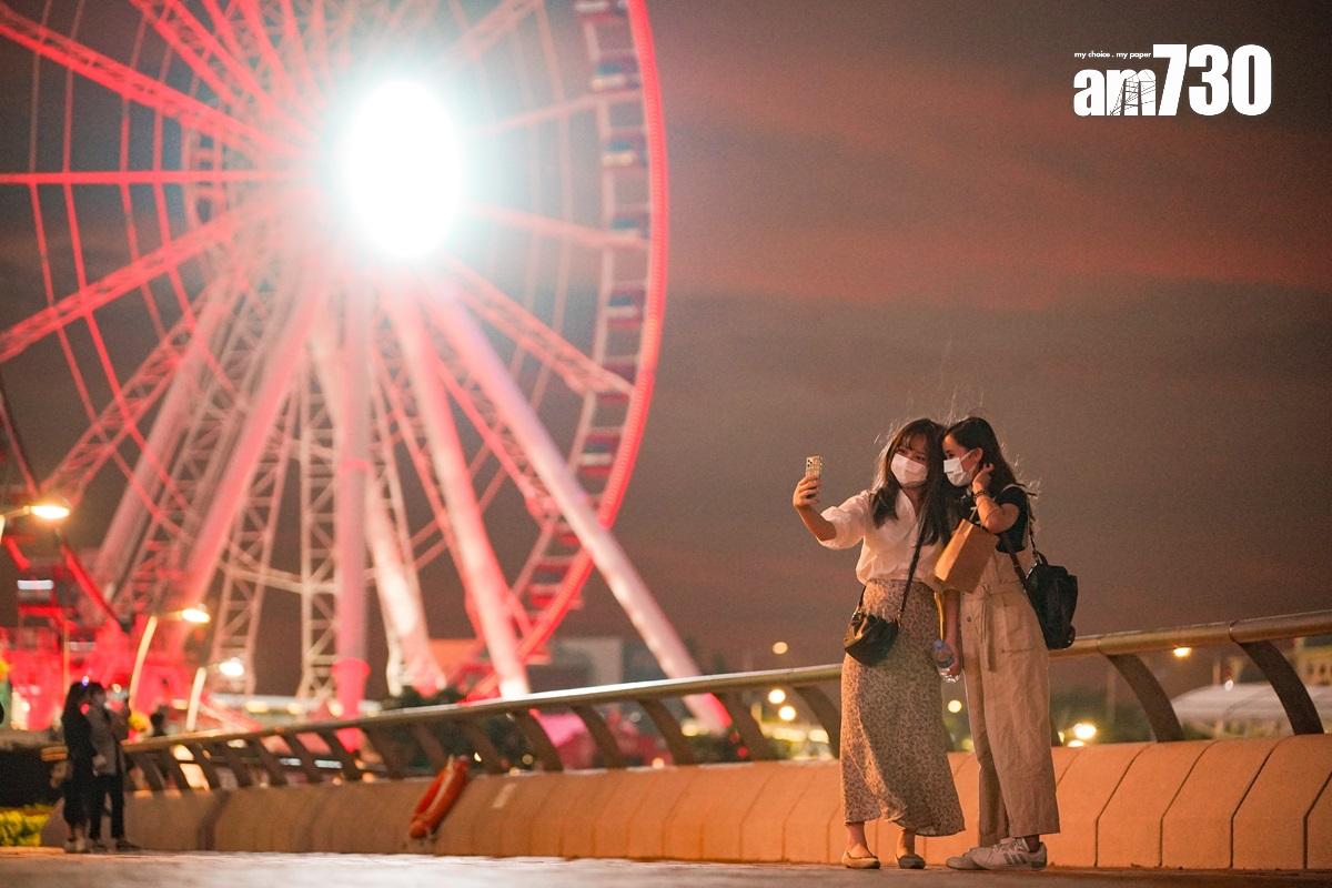 中環香港摩天輪的用地租約明年10月屆滿。(資料圖片/李睿哲攝)