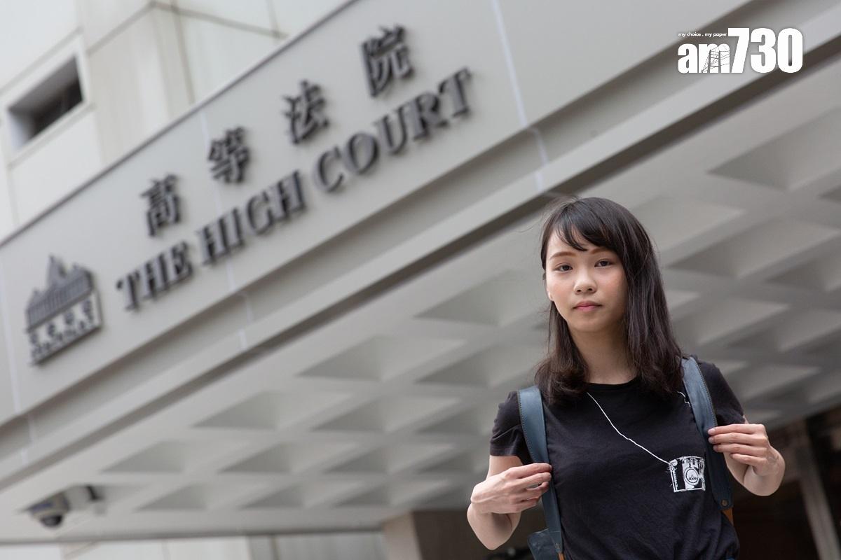 周庭宣布深思熟慮後,決定不會回港就一宗國安案報到。(資料圖片/蘇文傑攝)