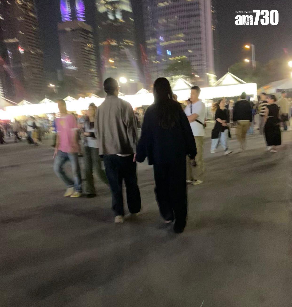 Mandy譚旻萱日前與導演男友拖手現身中環。