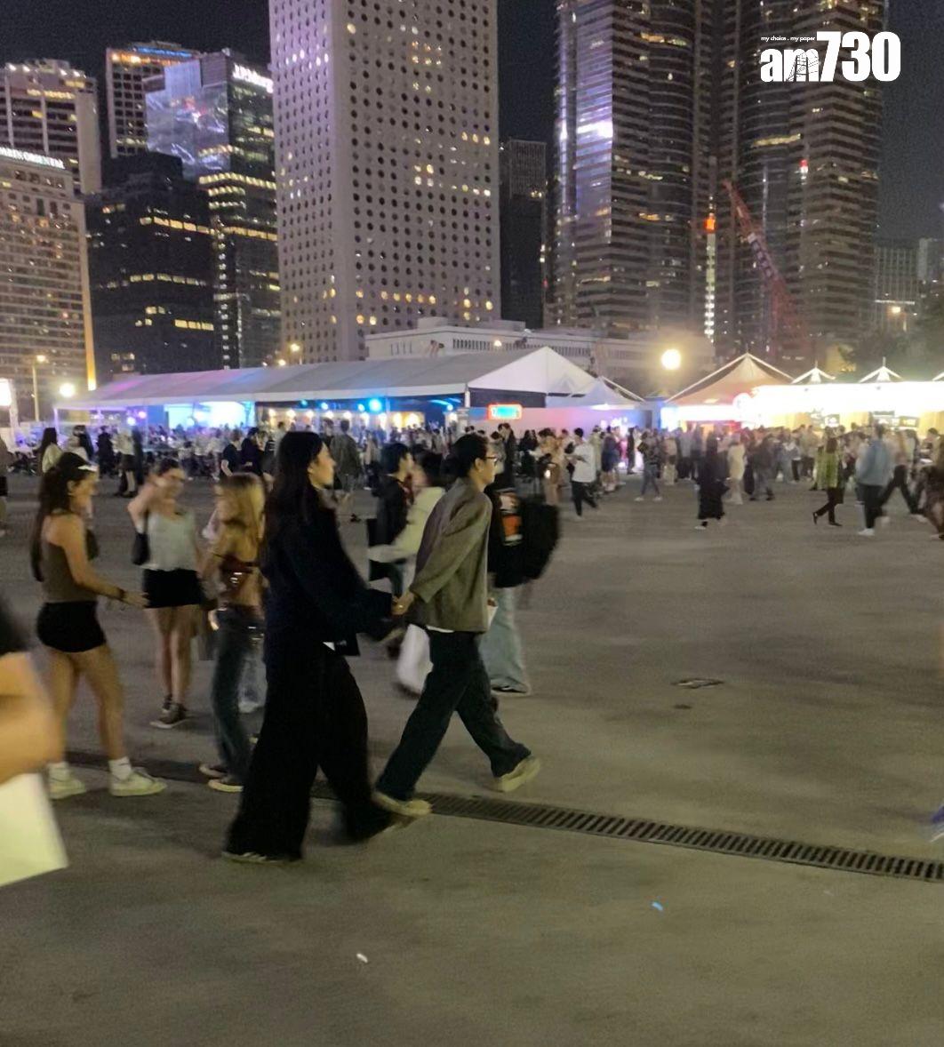 Mandy譚旻萱日前與導演男友拖手現身中環。