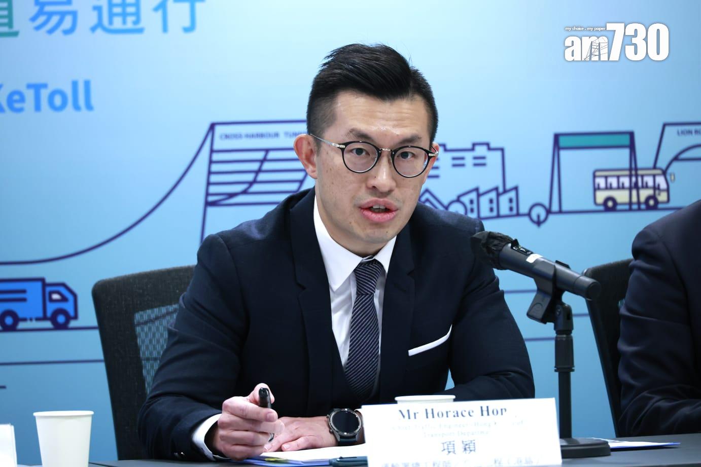 項穎預料所有政府隧道的收費亭可在明年內拆卸。(林俊源攝)