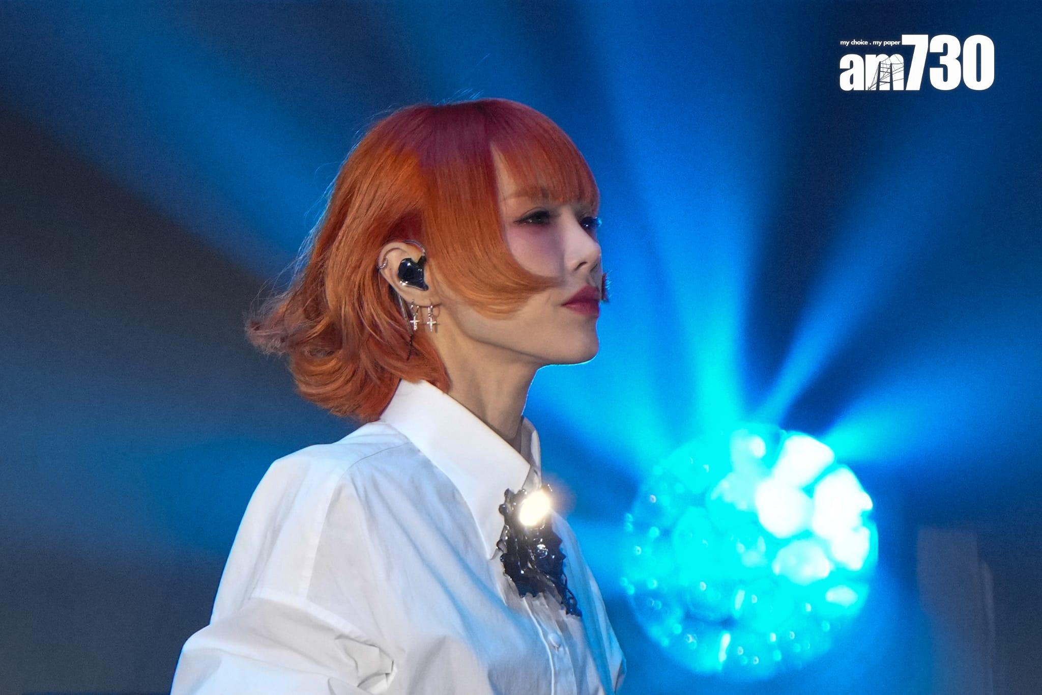 方皓玟帶病壓軸上陣,在《Noting to Prove演唱會》唱足8首歌。(李睿哲攝)