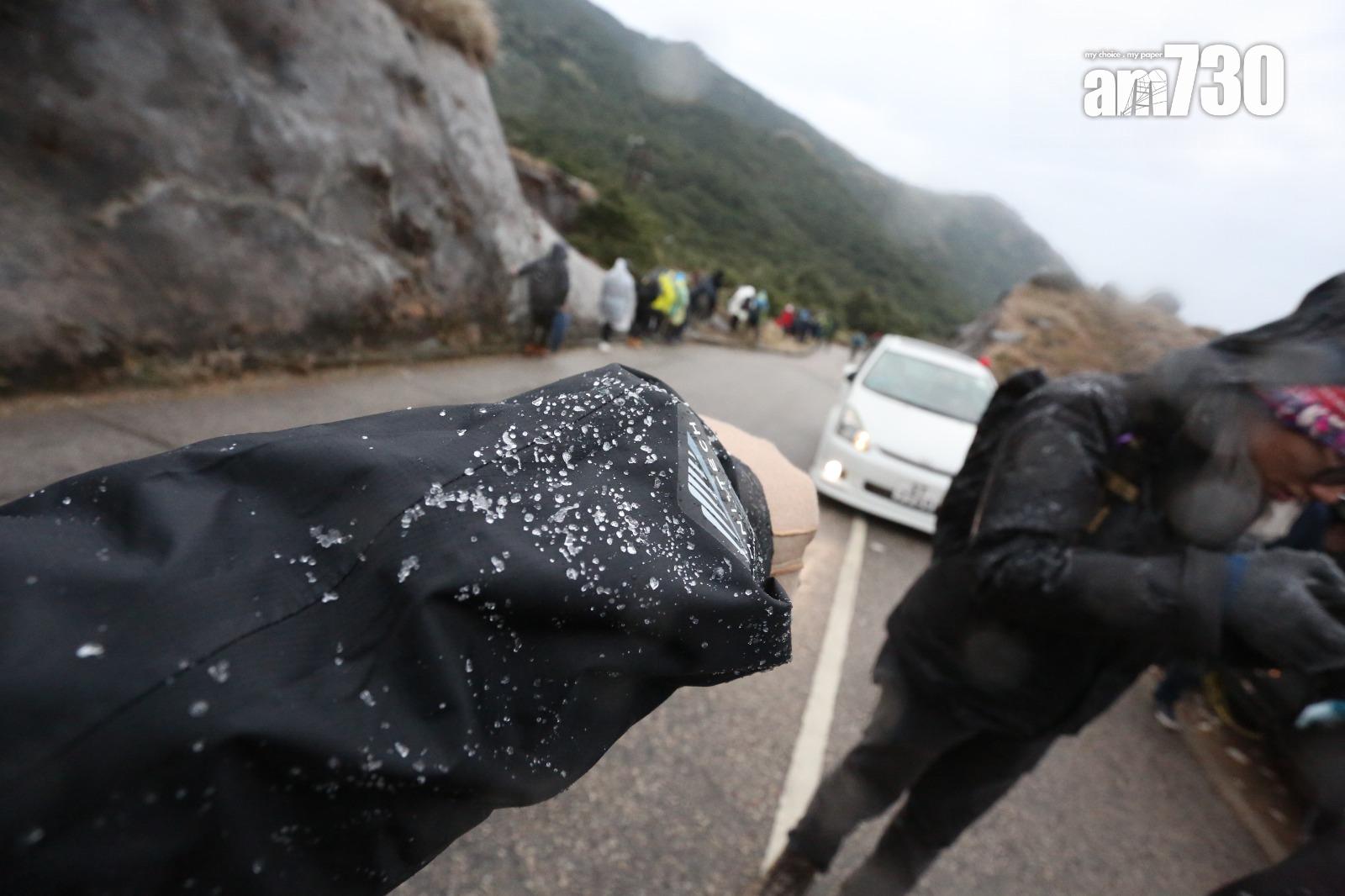 2016年寒潮|大帽山最低溫度零下6度 結霜冰封逾百人受傷(資料圖片/鍾式明攝)