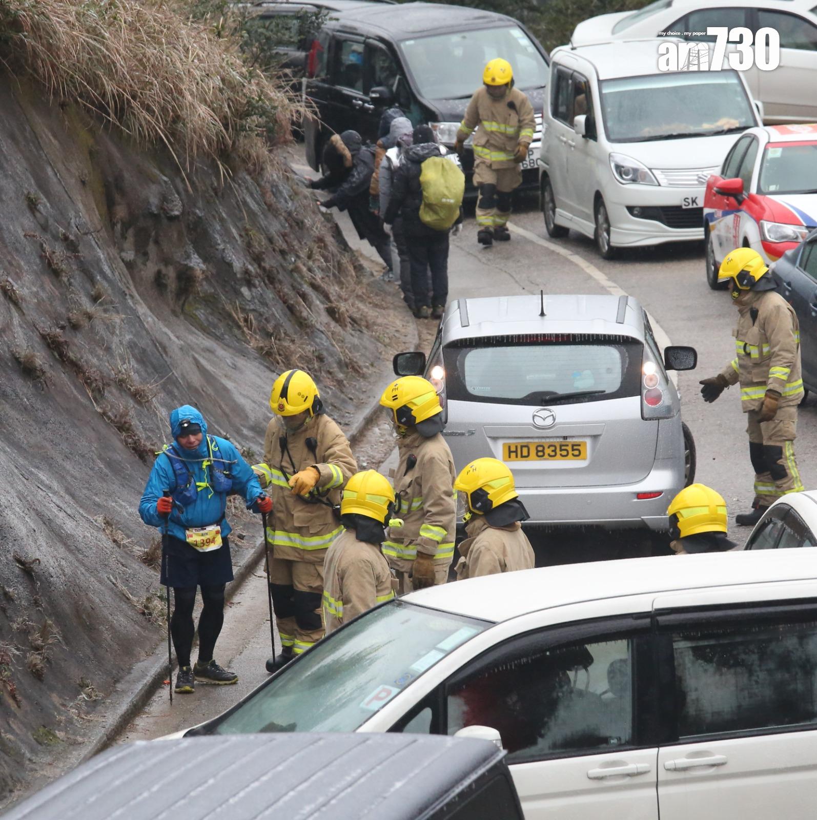 2016年寒潮|大帽山最低溫度零下6度 結霜冰封逾百人受傷(資料圖片/鍾式明攝)
