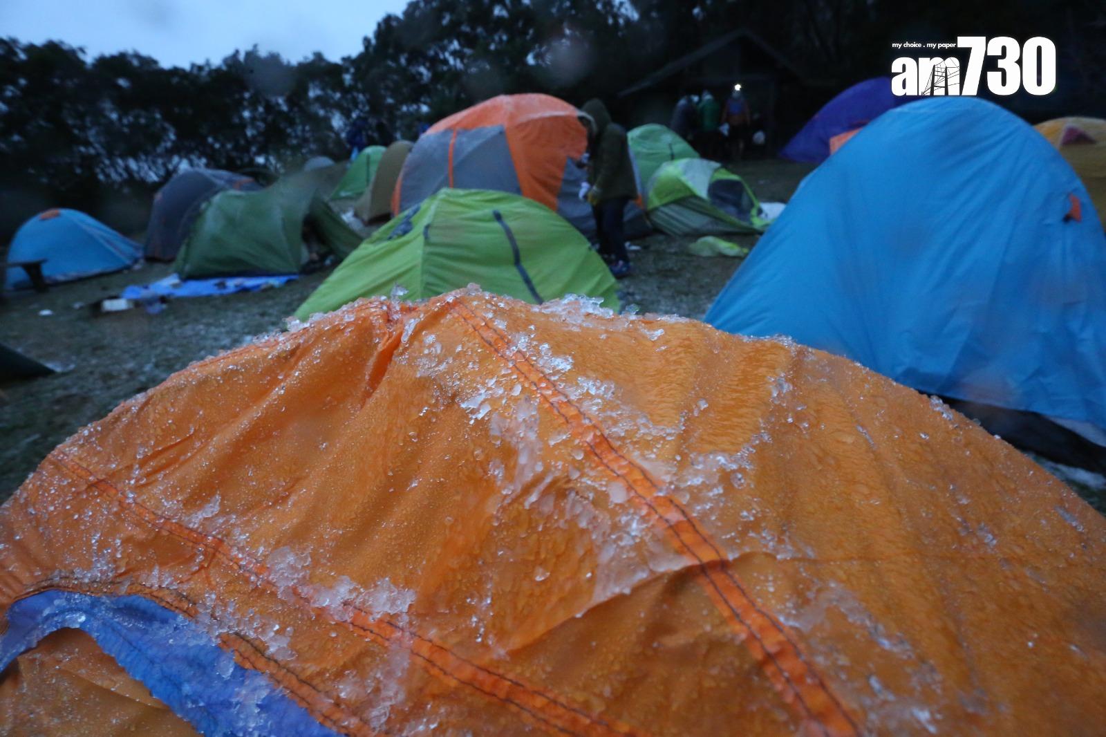 2016年寒潮|大帽山最低溫度零下6度 結霜冰封逾百人受傷(資料圖片/鍾式明攝)