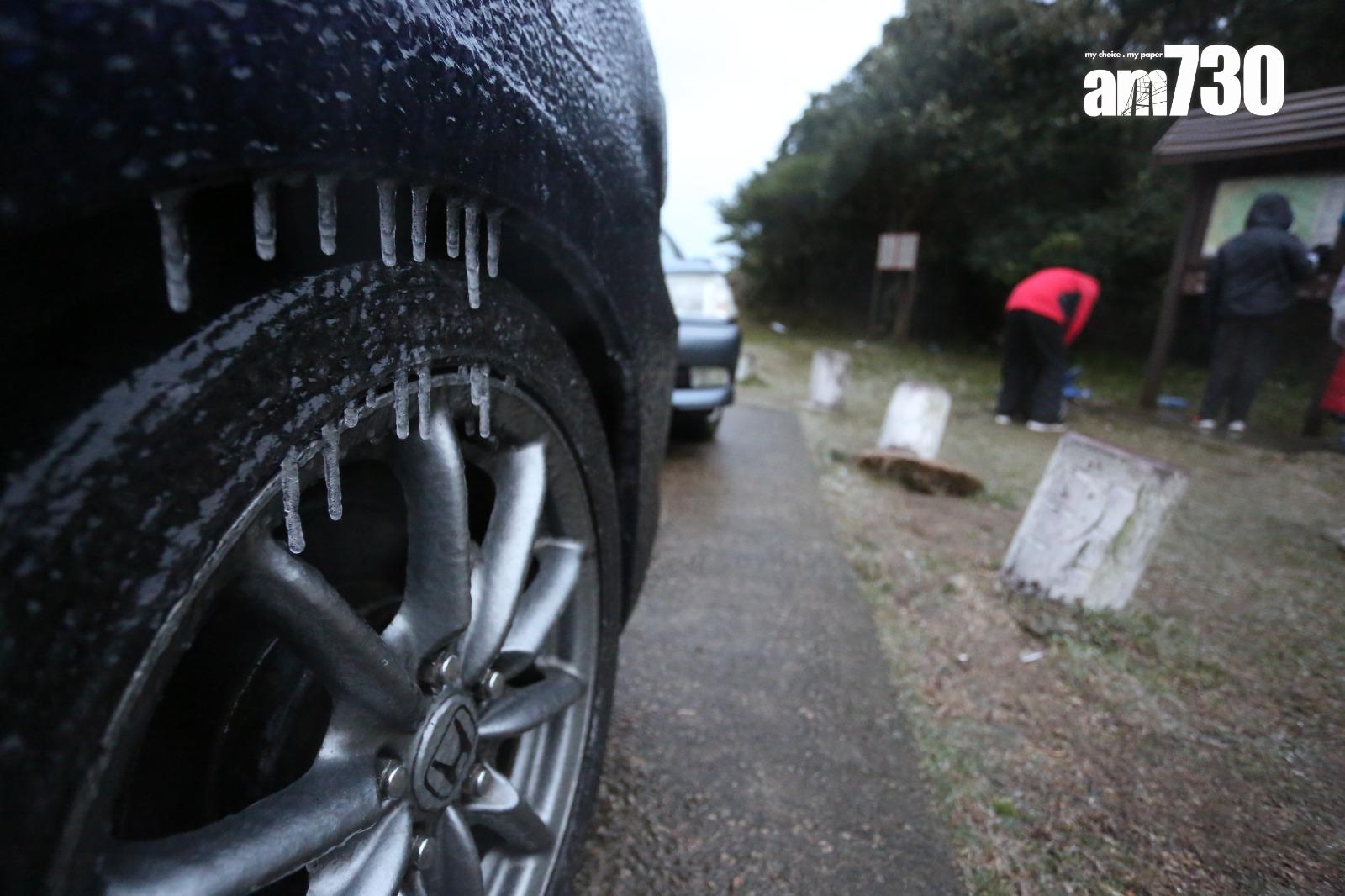 2016年寒潮|大帽山最低溫度零下6度 結霜冰封逾百人受傷(資料圖片/鍾式明攝)