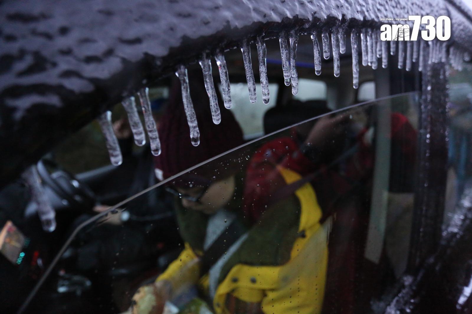 2016年寒潮|大帽山最低溫度零下6度 結霜冰封逾百人受傷(資料圖片/鍾式明攝)