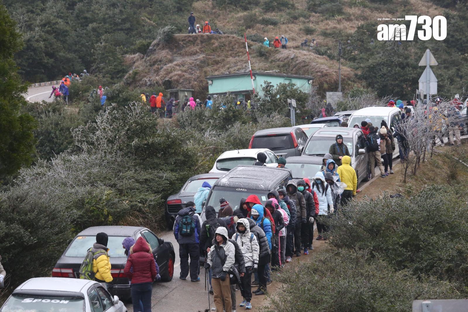 2016年寒潮|大帽山最低溫度零下6度 結霜冰封逾百人受傷(資料圖片/鍾式明攝)