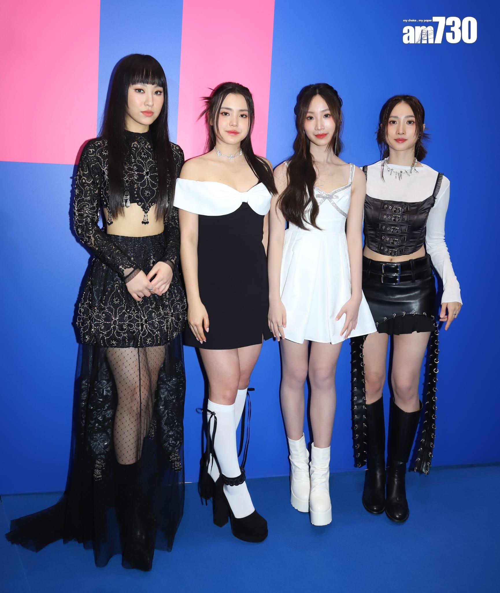 After Class合體出度活動並接受傳媒訪問。(羅錦鴻攝)