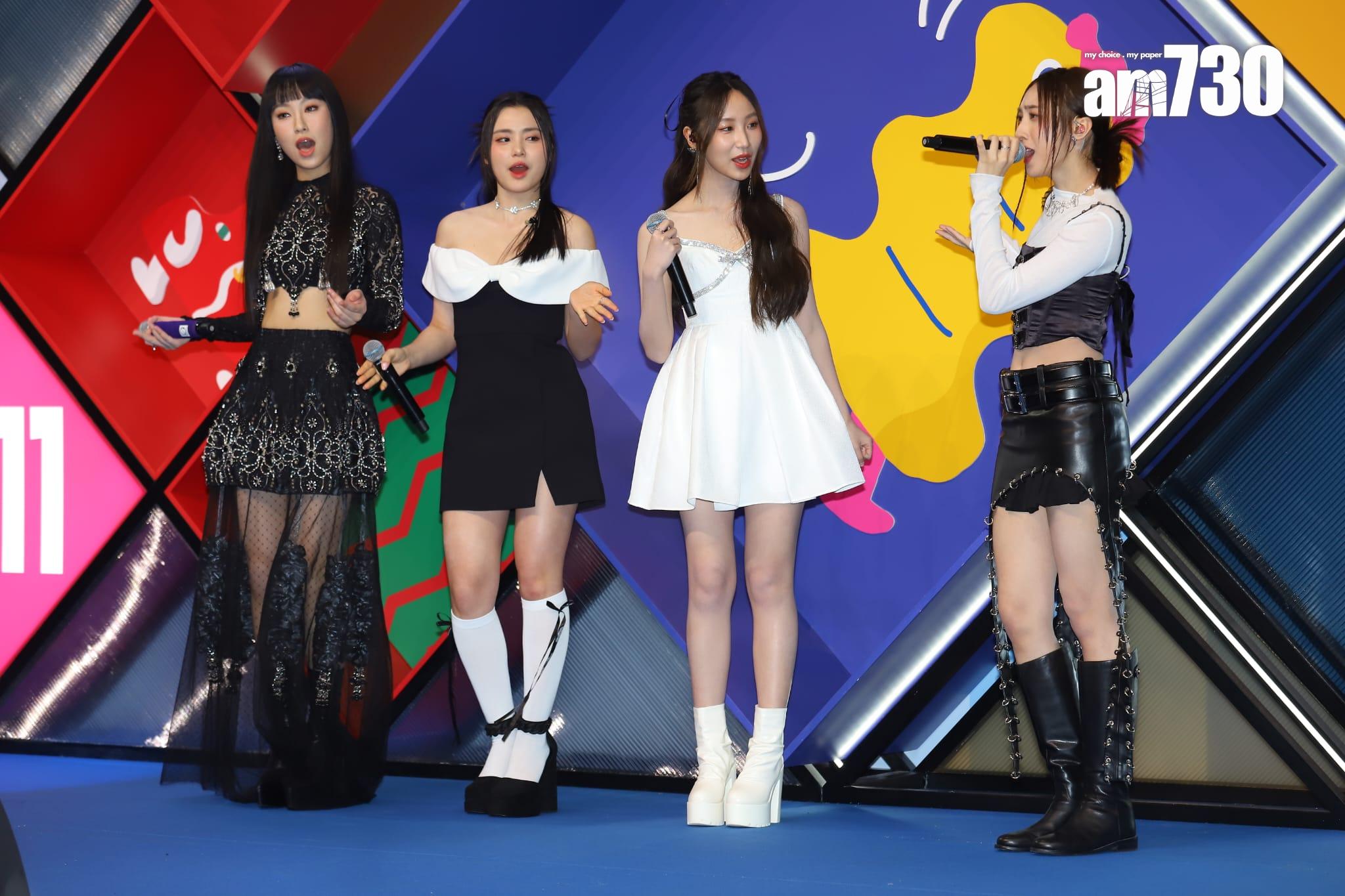 After Class合體唱足《要為今日回憶》和《Not Givin‘ Up》兩首歌。(羅錦鴻攝)