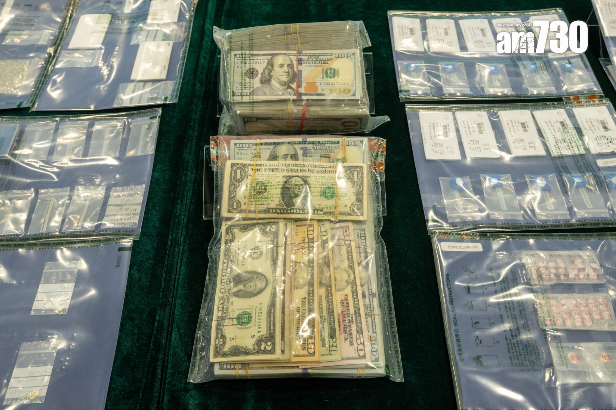 海關首偵破集團利用跨國鑽石貿易洗黑錢 虛報人造鑽石為天然鑽石 涉款5億(陳奕釗攝)