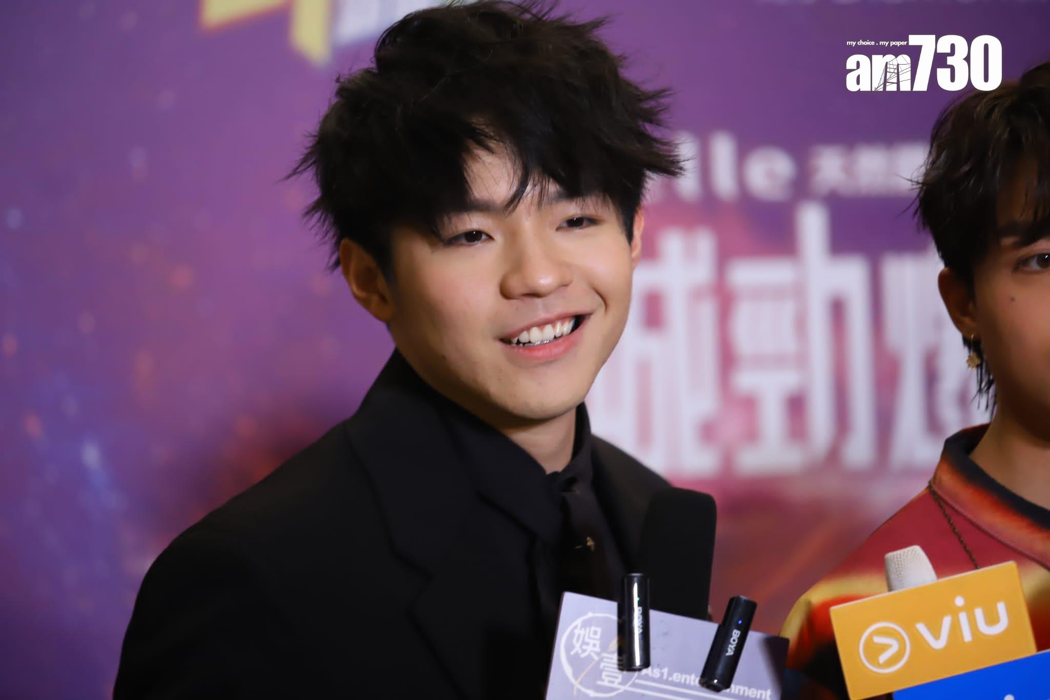 Ian陳卓賢首次出跳唱歌《夜視鏡》獲好評。(羅錦鴻攝)