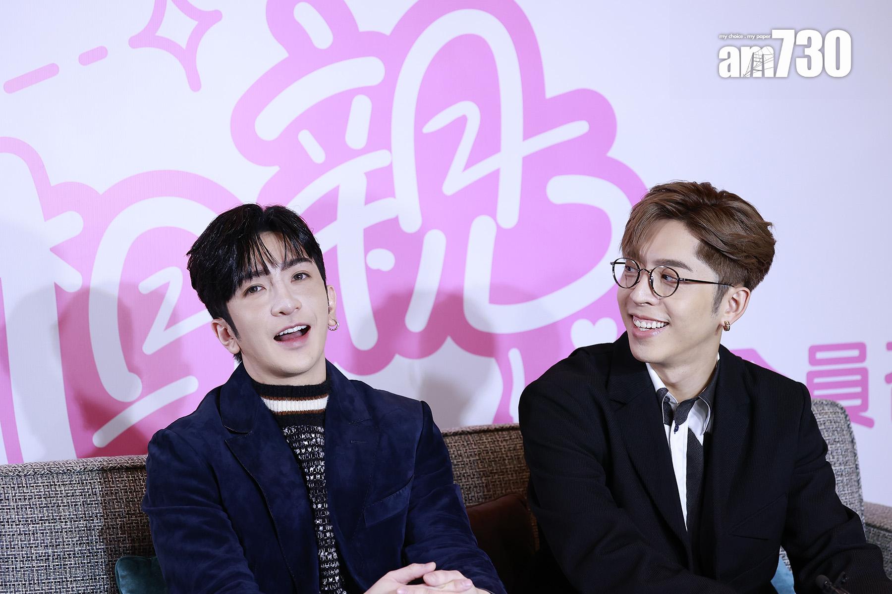 「登神CP」Anson Lo與Edan在劇集《社內相親》再合作。(Kristy攝)